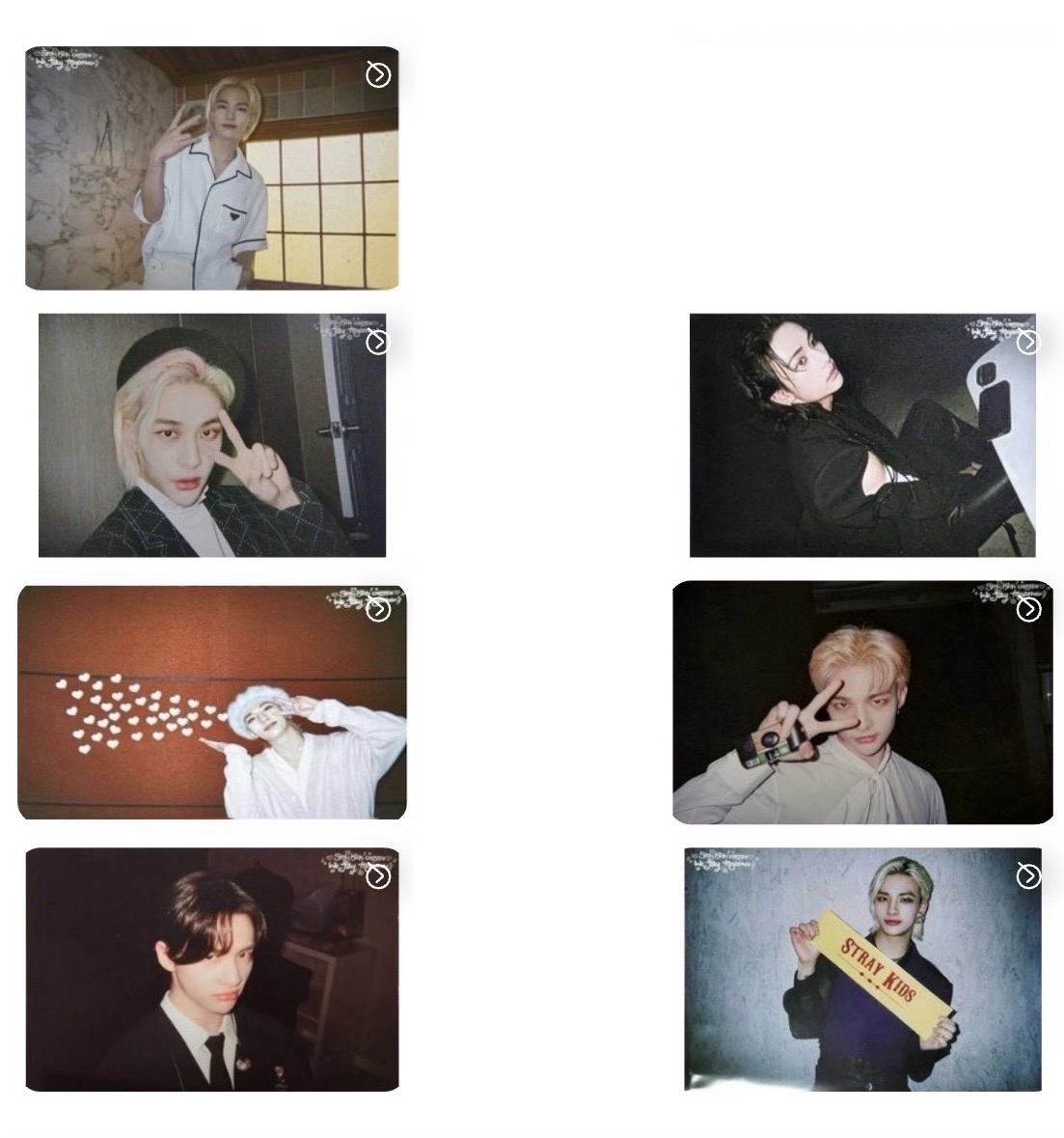 展覽會明信片成員set