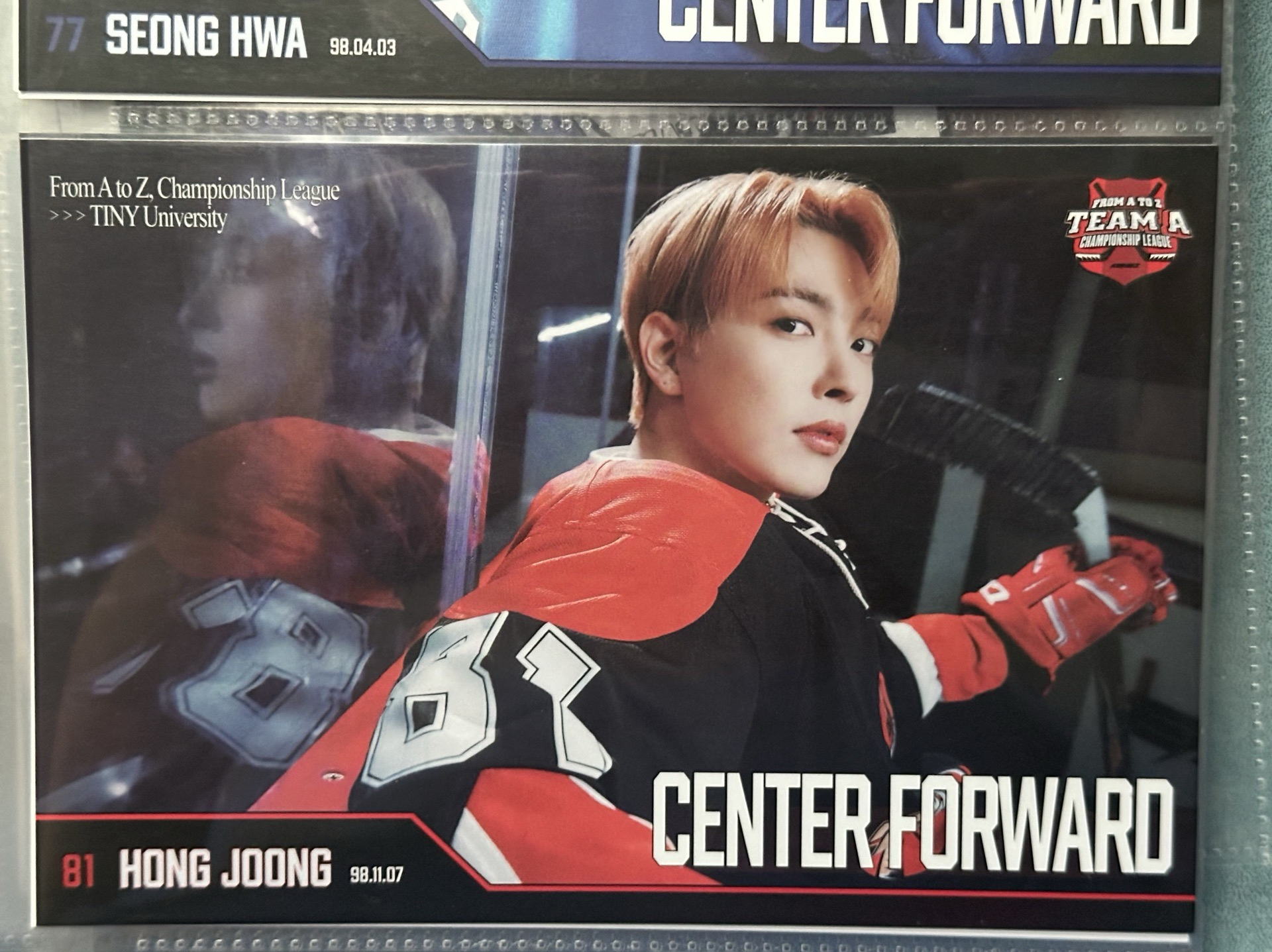 會員禮冰上曲棍球明信片套出