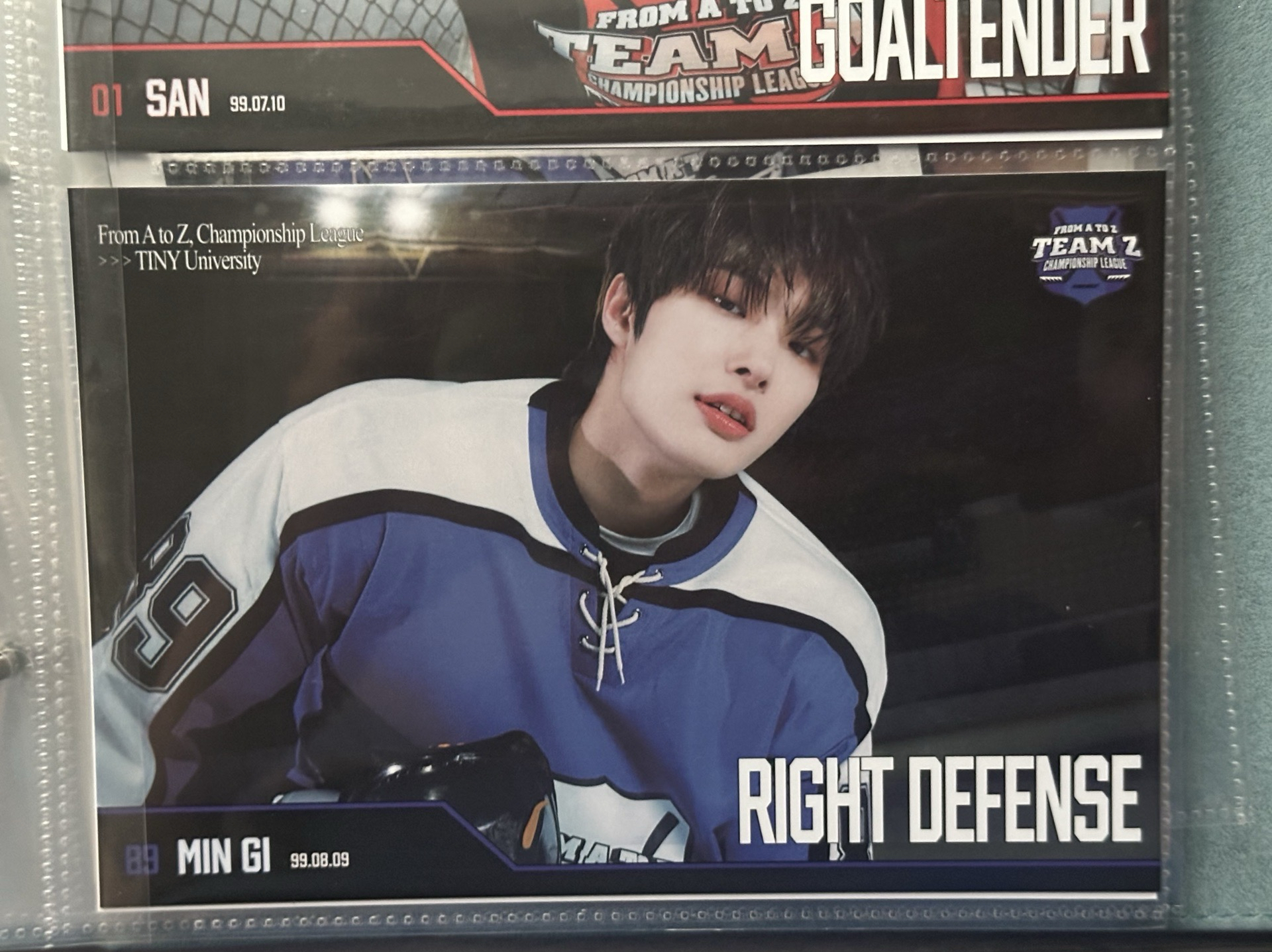 會員禮冰上曲棍球明信片套出