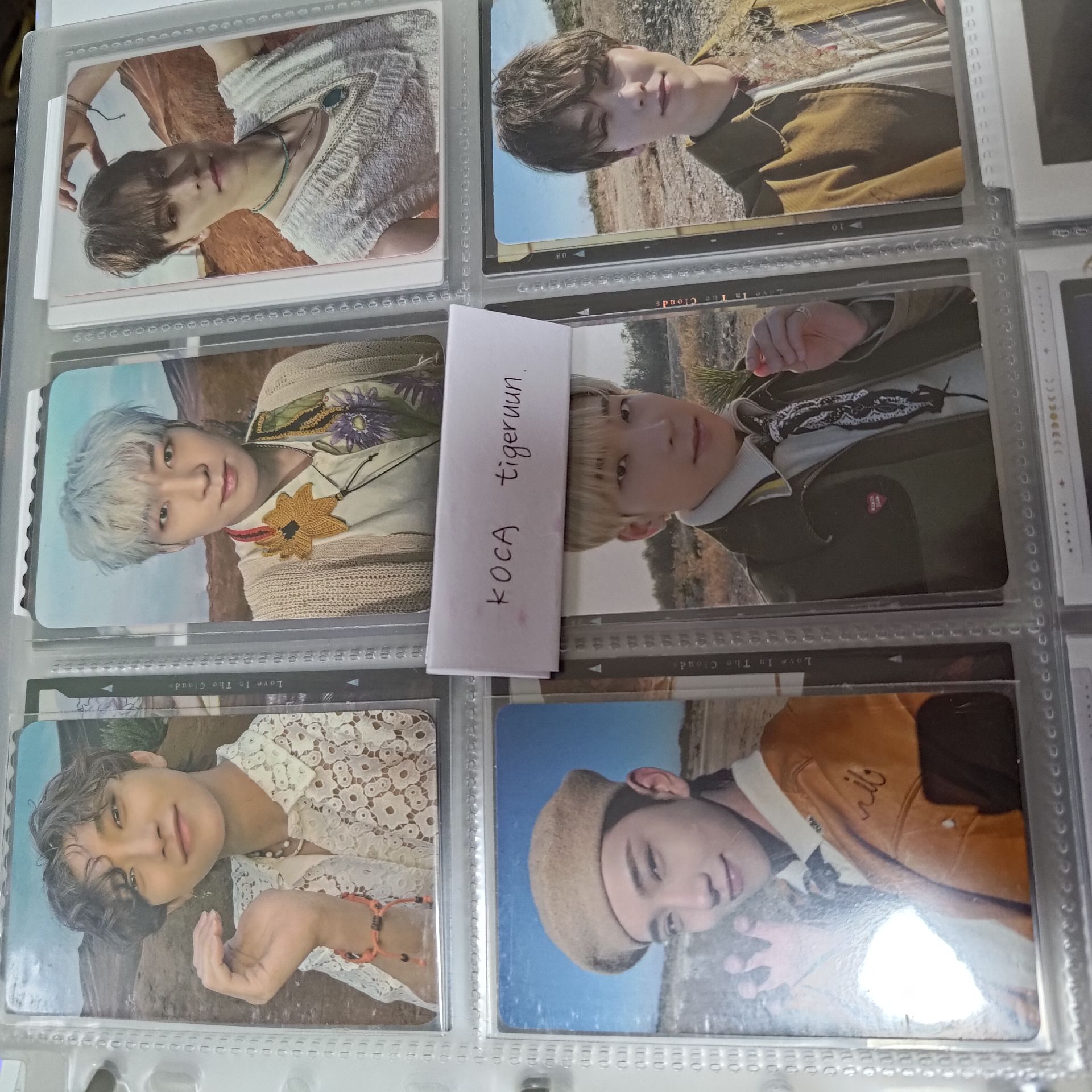 盤出 知秀 圓佑 瀚率 六張特典 小卡