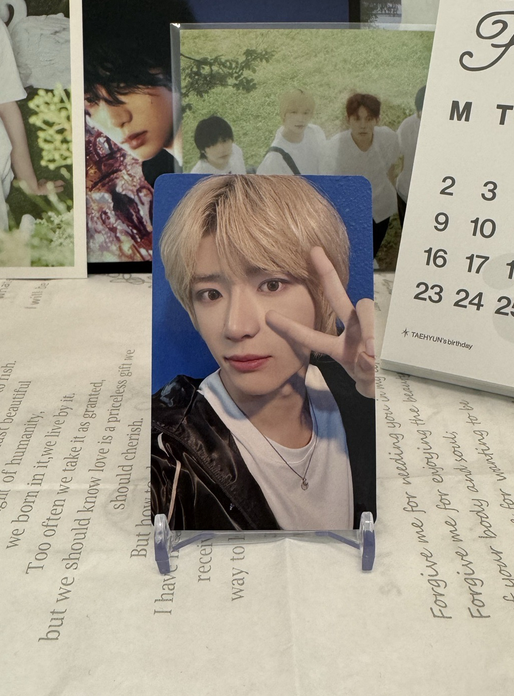 TXT 崔杋圭 迷七 環球 單封 特典卡 SANCTUARY