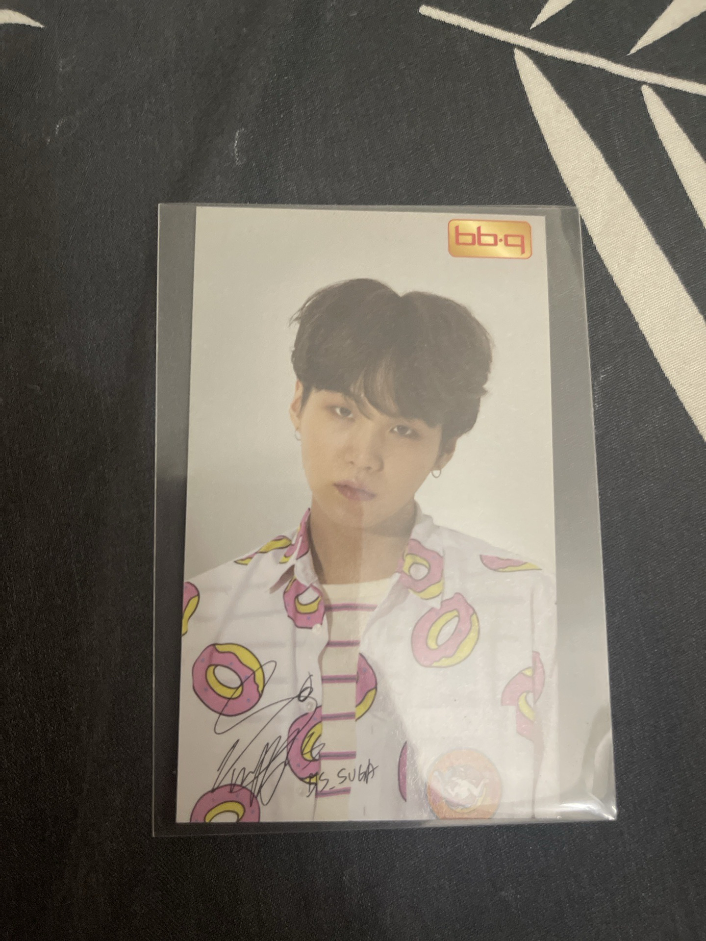 BTS BBQ炸雞代言 小卡