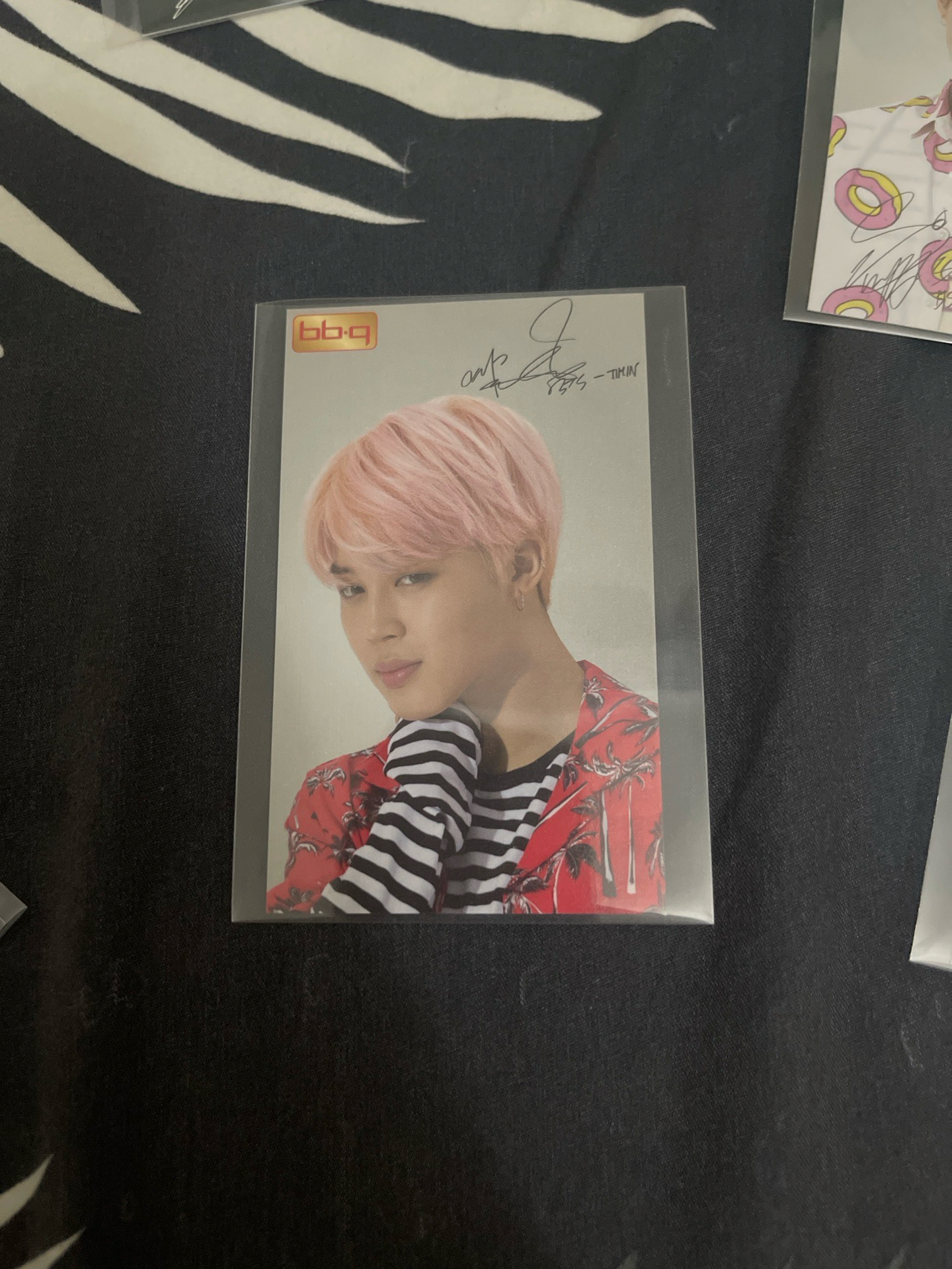 BTS BBQ炸雞代言 小卡