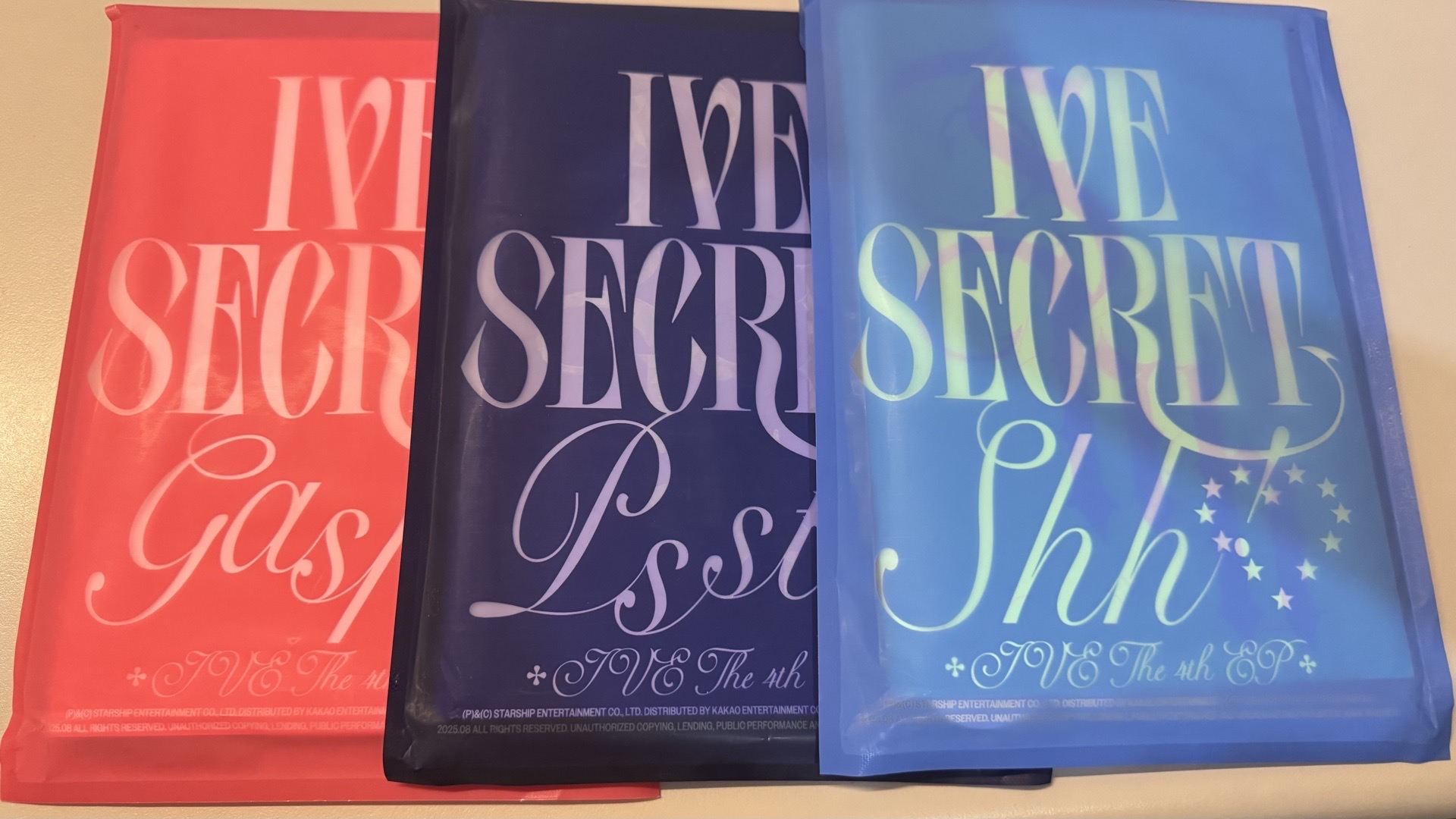 IVE SECRET 未拆 一套合售