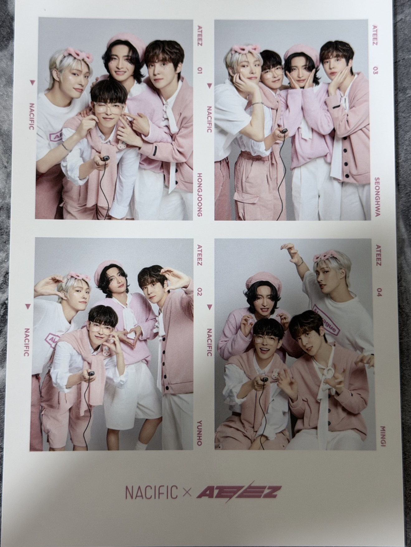 ATEEZ NACIFIC 人生四格