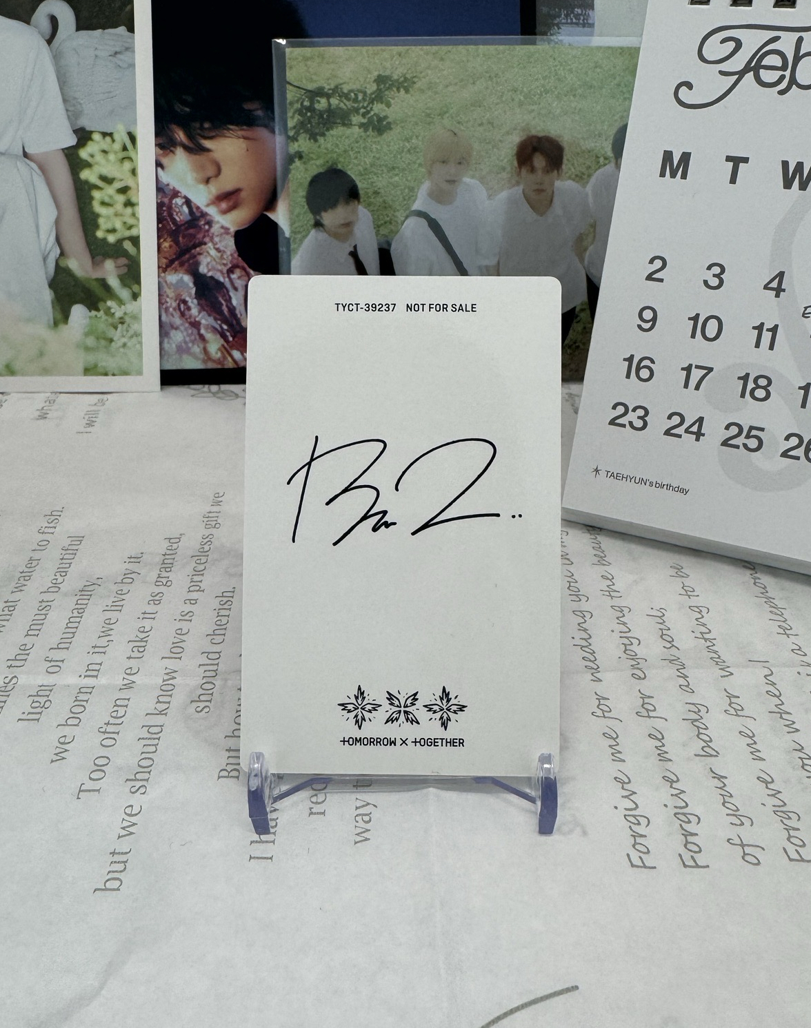 TXT 崔杋圭 日專 誓い CHIKAI 單封卡 專卡