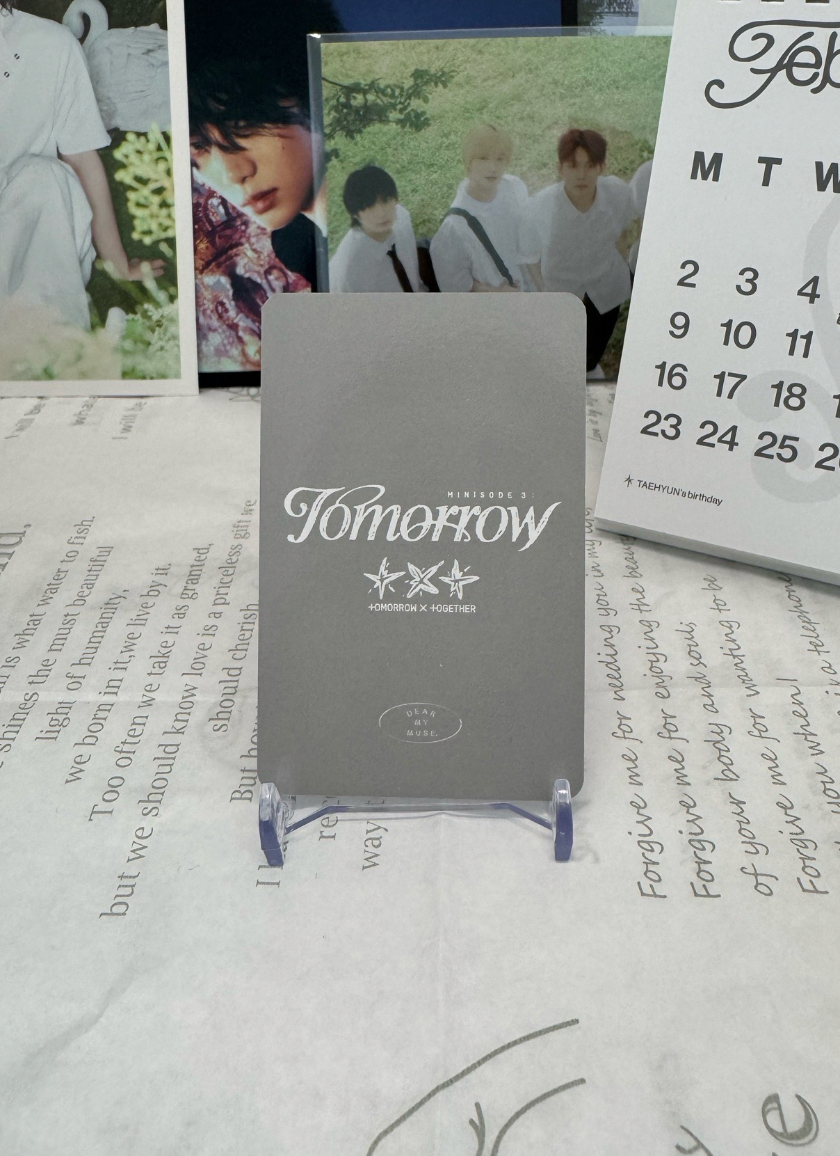 TXT 崔杋圭 迷六 dmm3.0 簽售卡