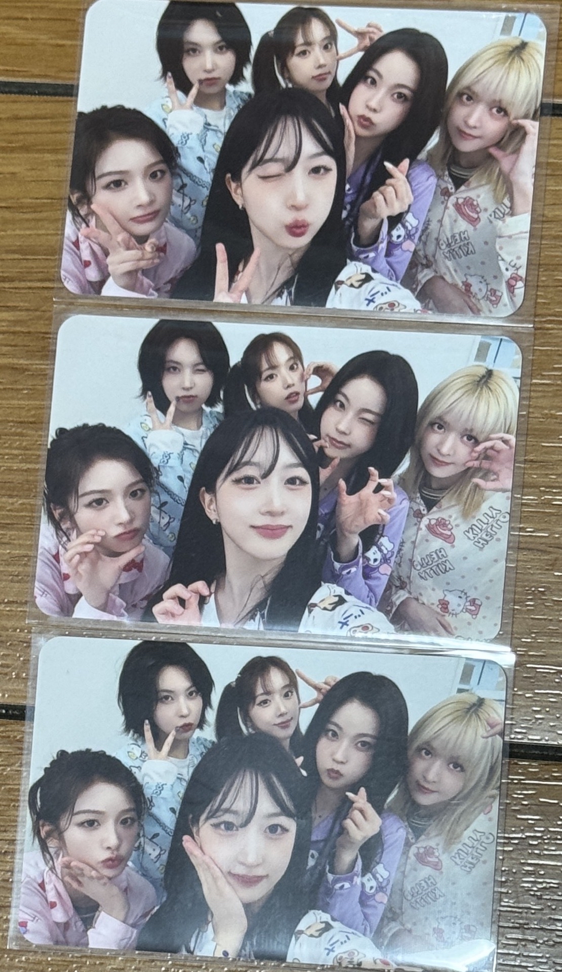 一套MS5.0	睡衣團卡（3張）