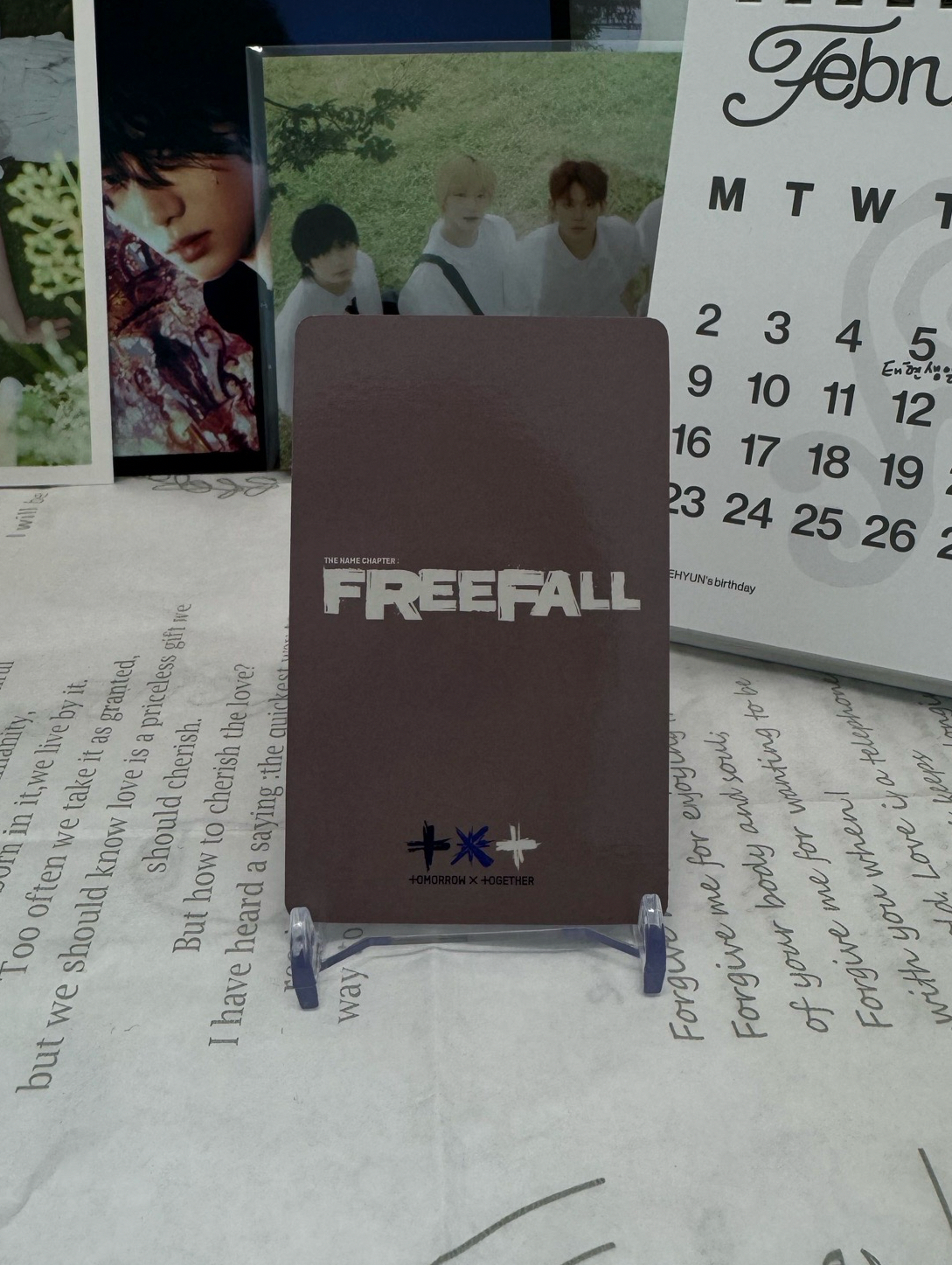 TXT 崔杋圭 正三 環球1.0 幸運卡 LD卡 FREEFALL