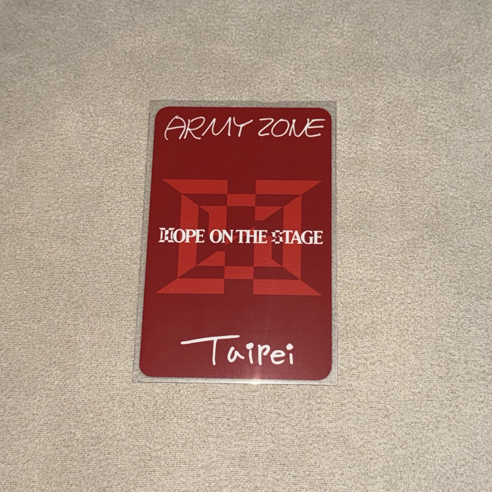 map of soul 、鄭號錫台北場小卡