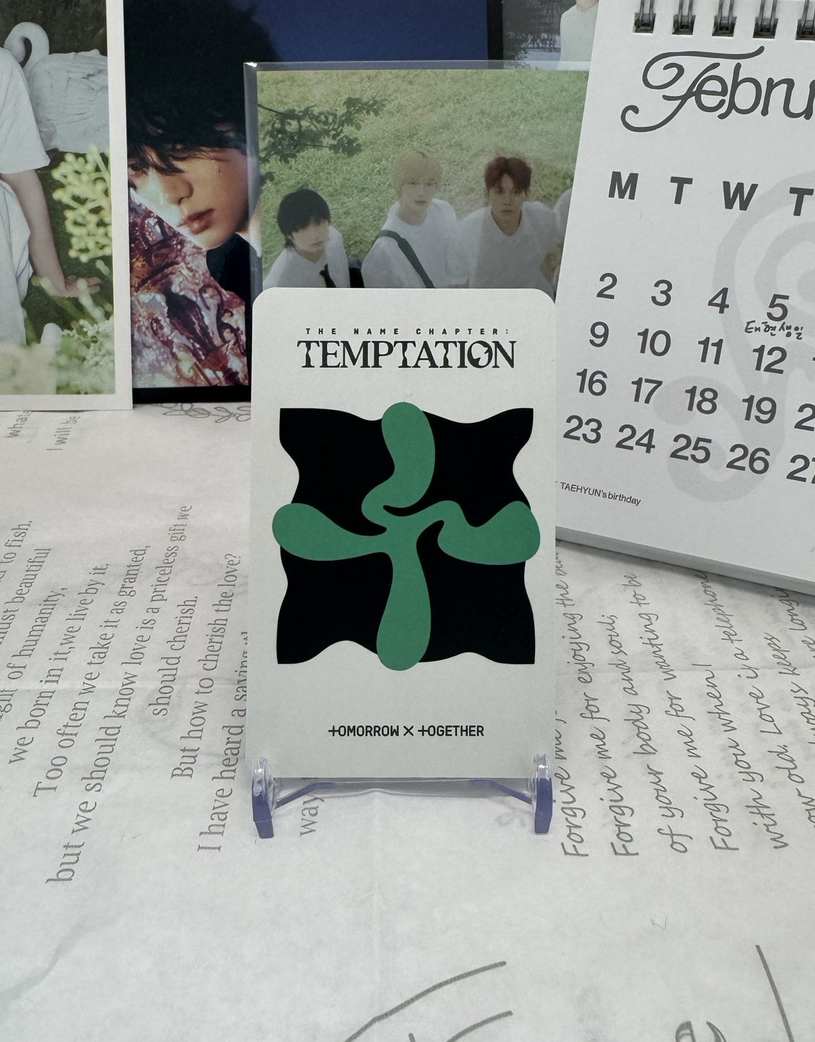 TXT 崔杋圭 迷五 pst2.0 幸運卡 LD卡 TEMPTATION