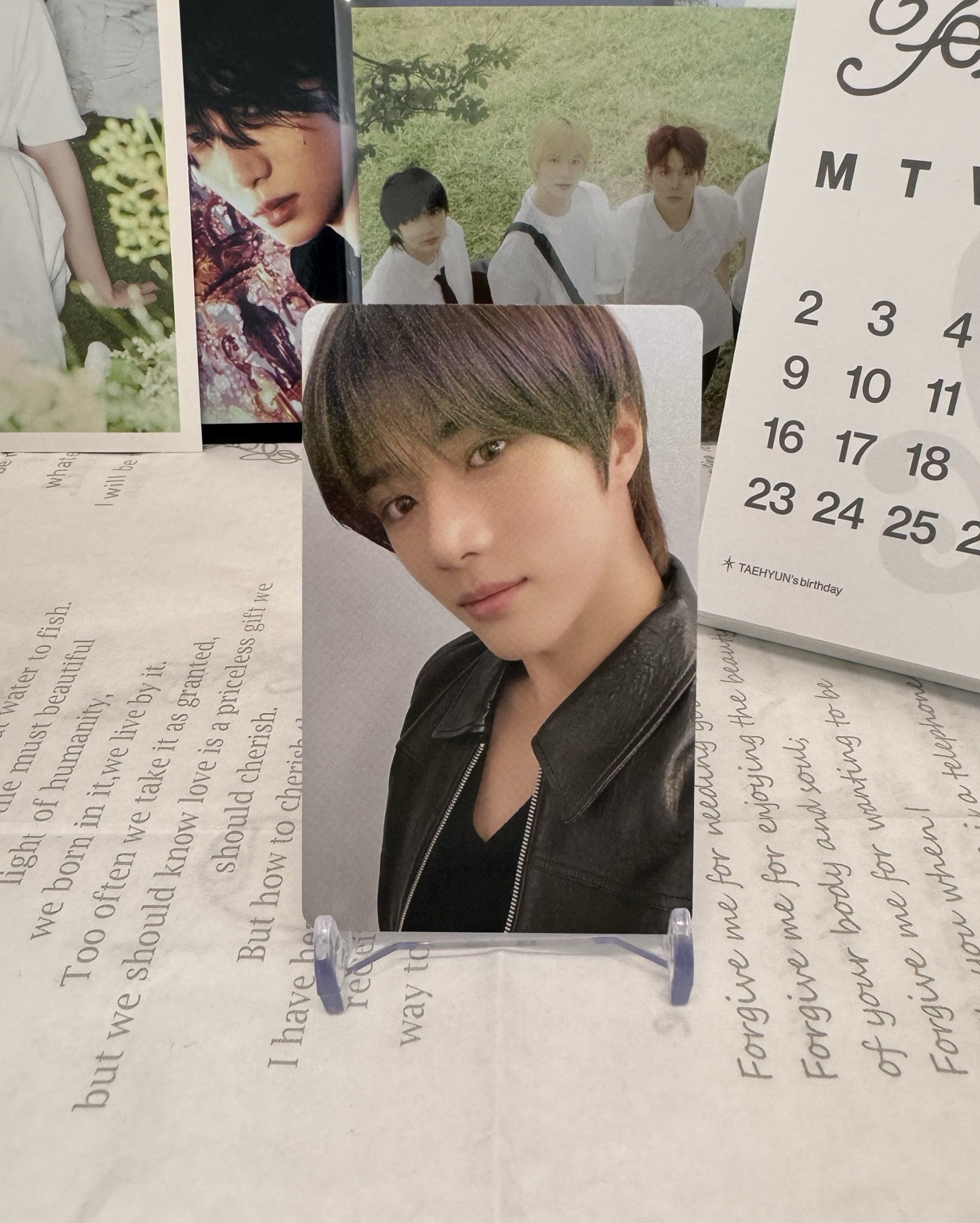 TXT 崔杋圭 迷五 日咖 PB 特典卡 TEMPTATION