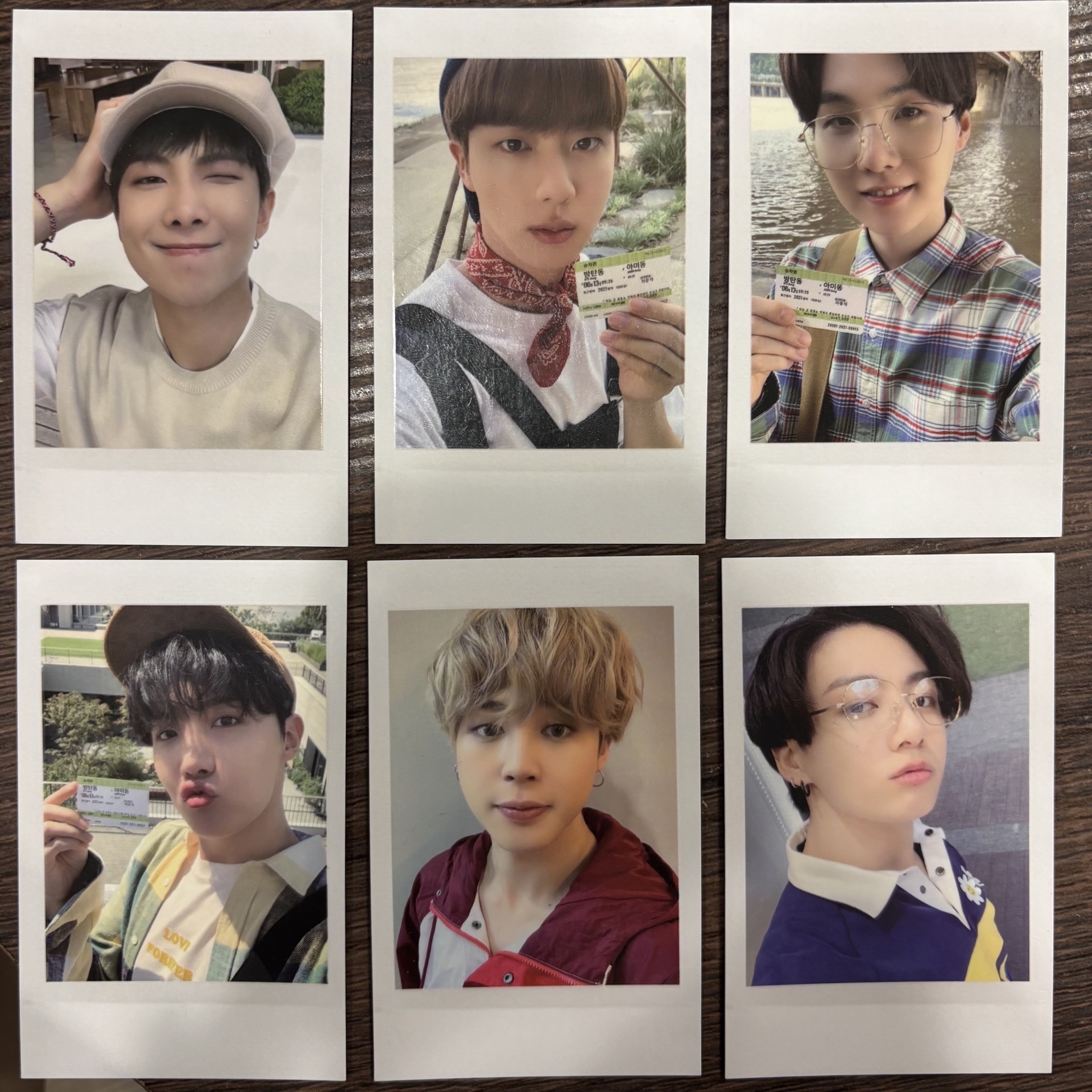 防彈 2021SG拍立得卡