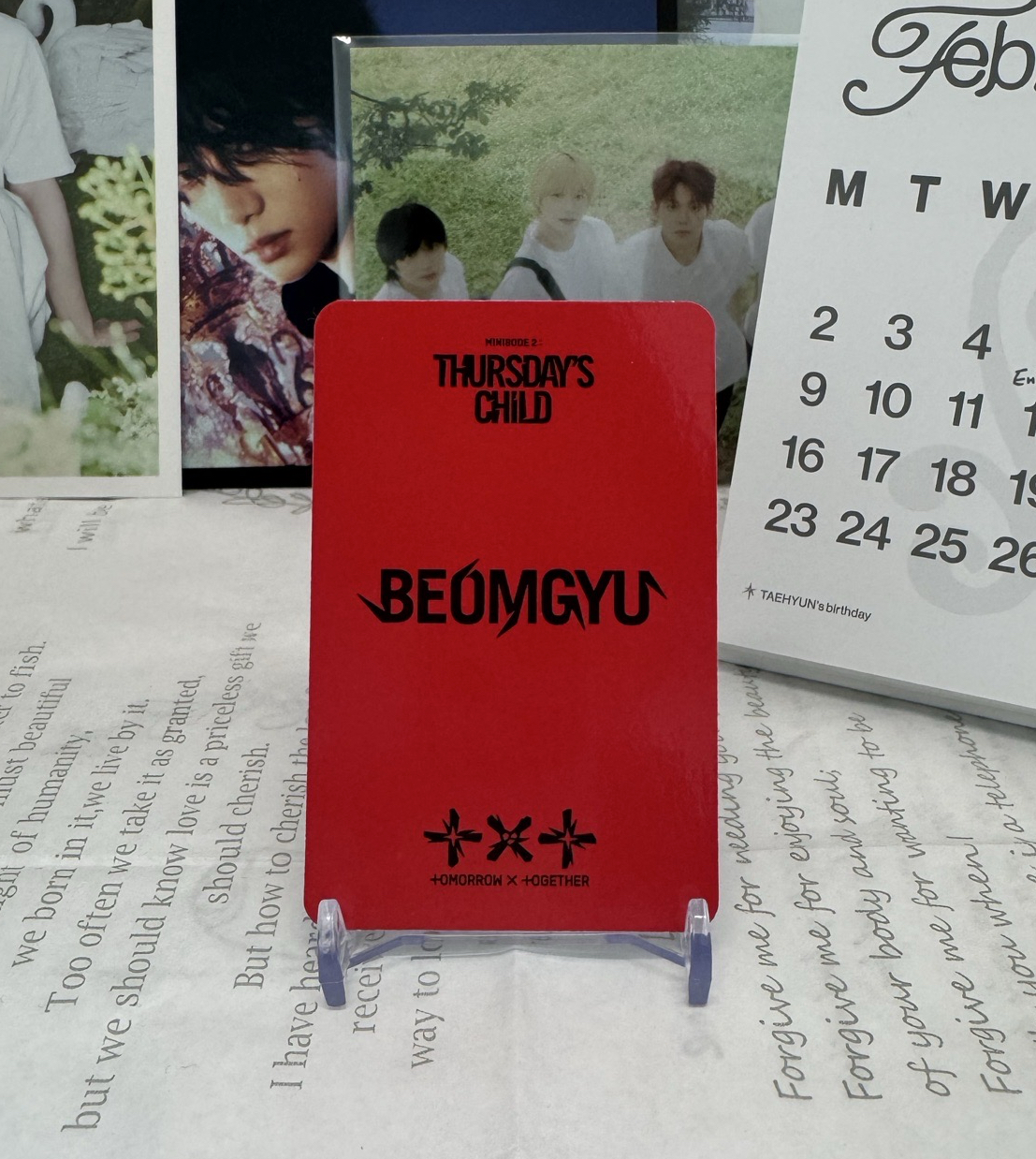 TXT 崔杋圭 迷四 專卡 MESS ver.