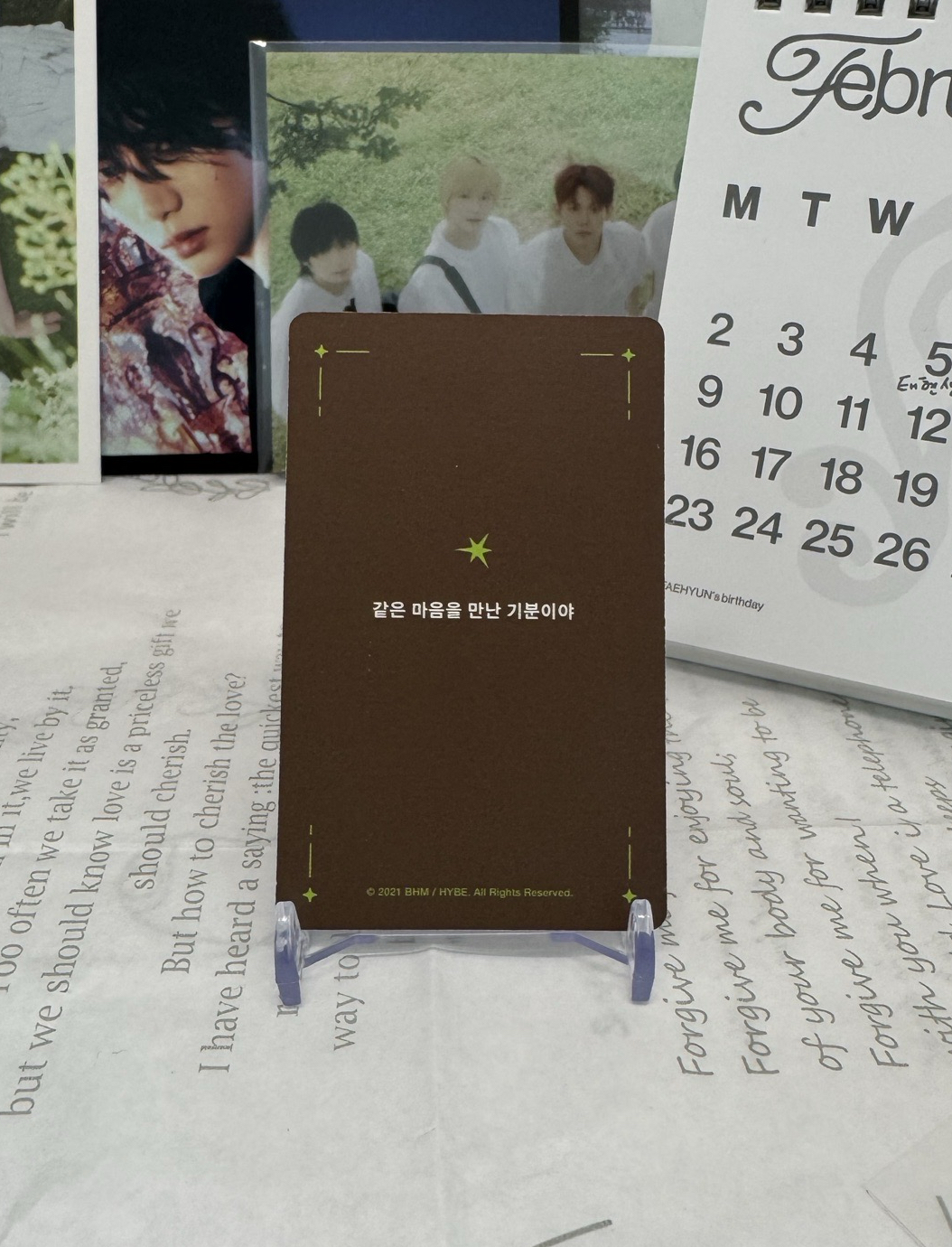 TXT 崔杋圭 FOE 專卡 os卡