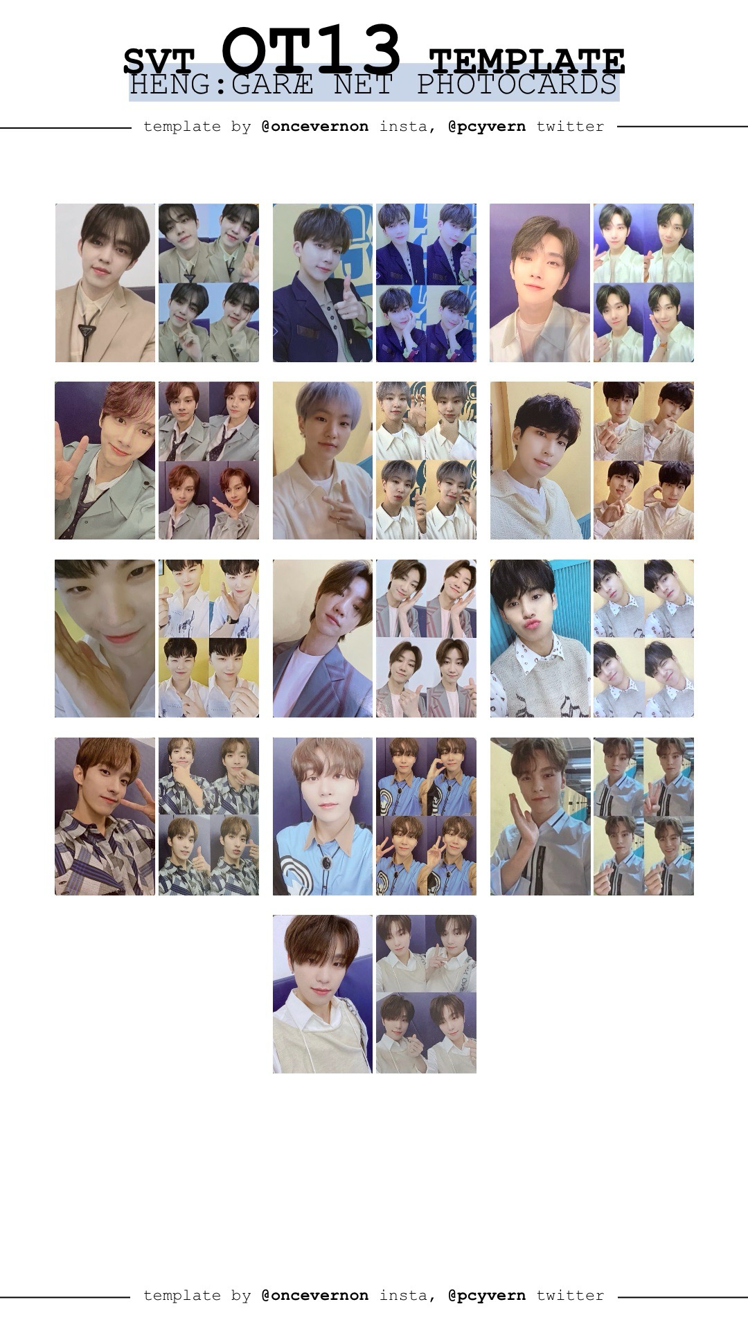 mini7 全員四格卡 套出