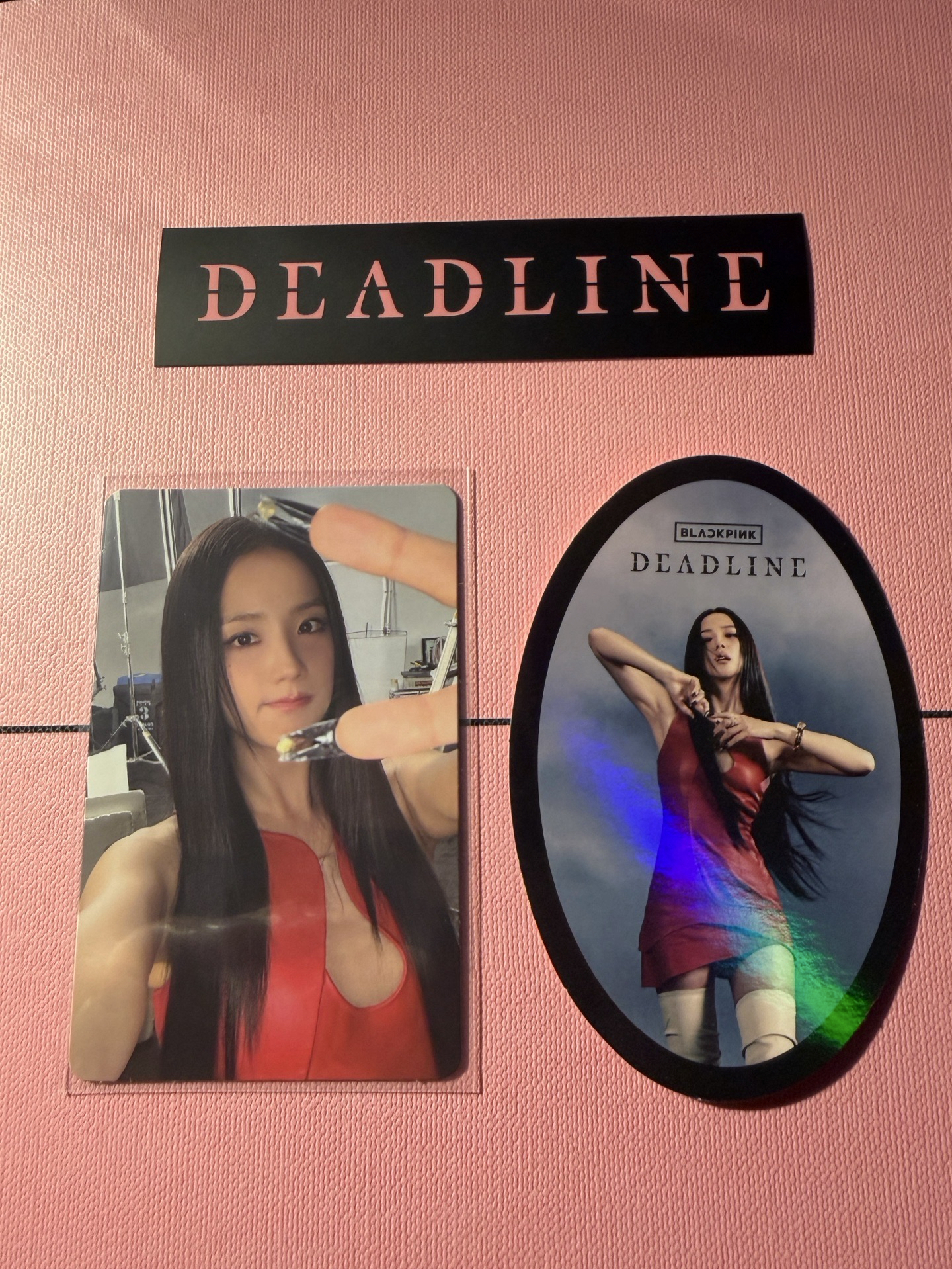 DEADLINE BLACK 專輯卡 