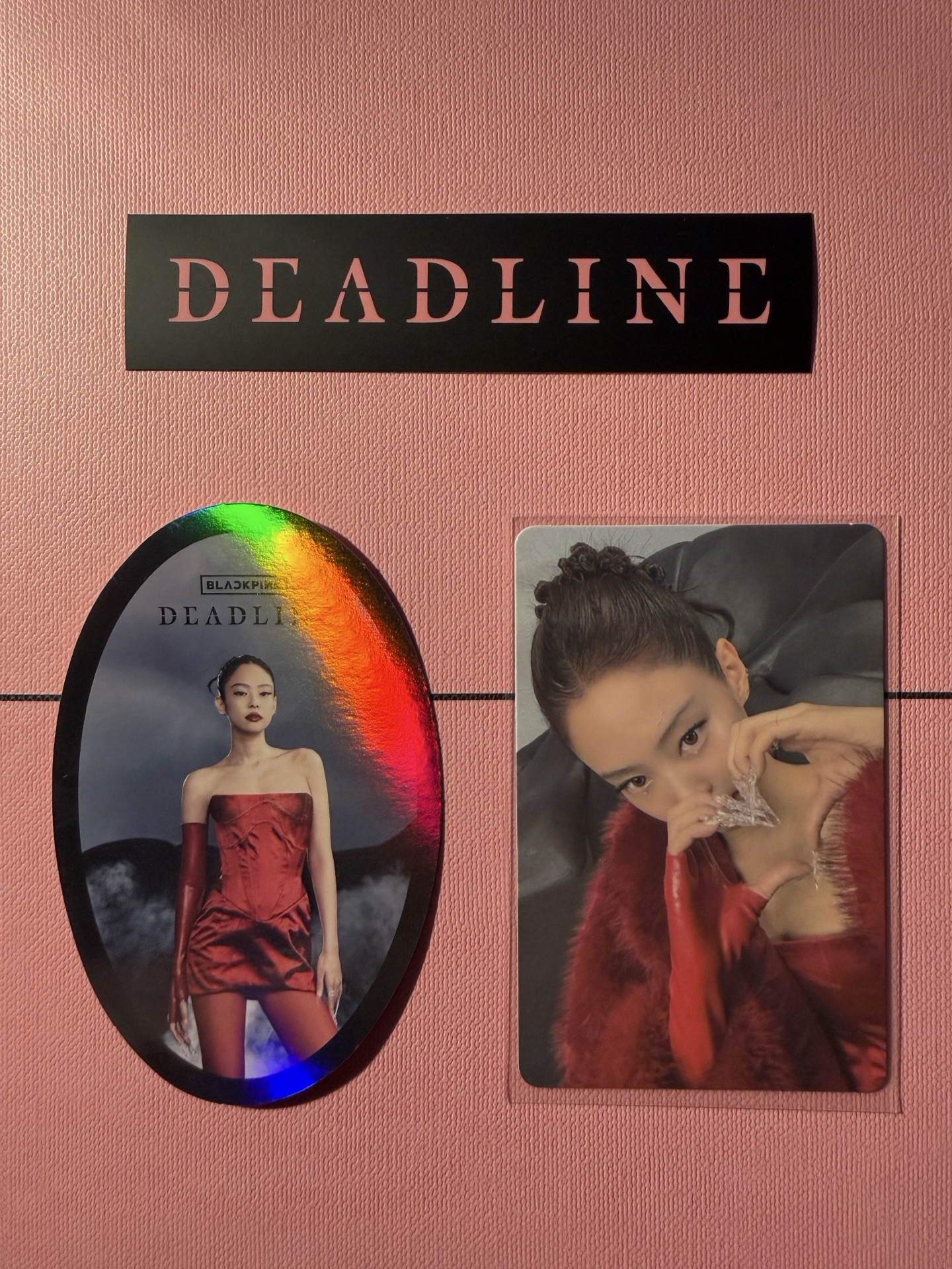 DEADLINE BLACK 專輯卡 