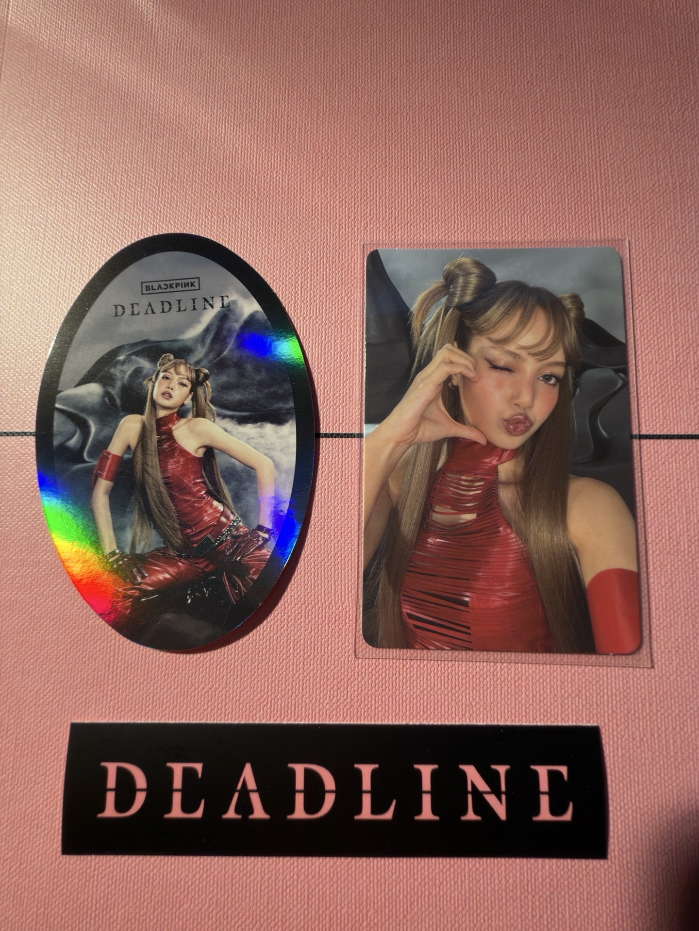 DEADLINE BLACK 專輯卡 