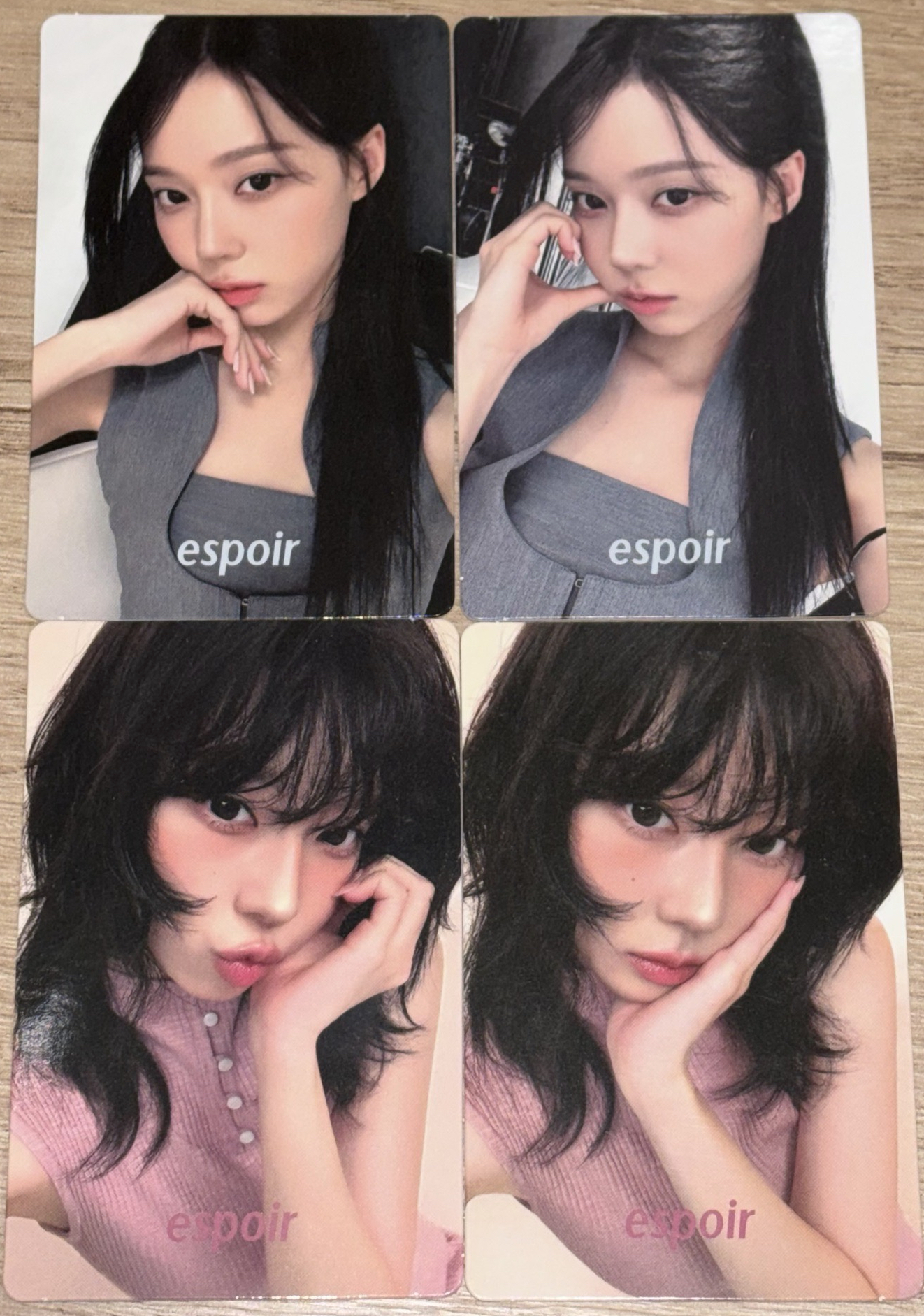 aespa冬代言卡一套