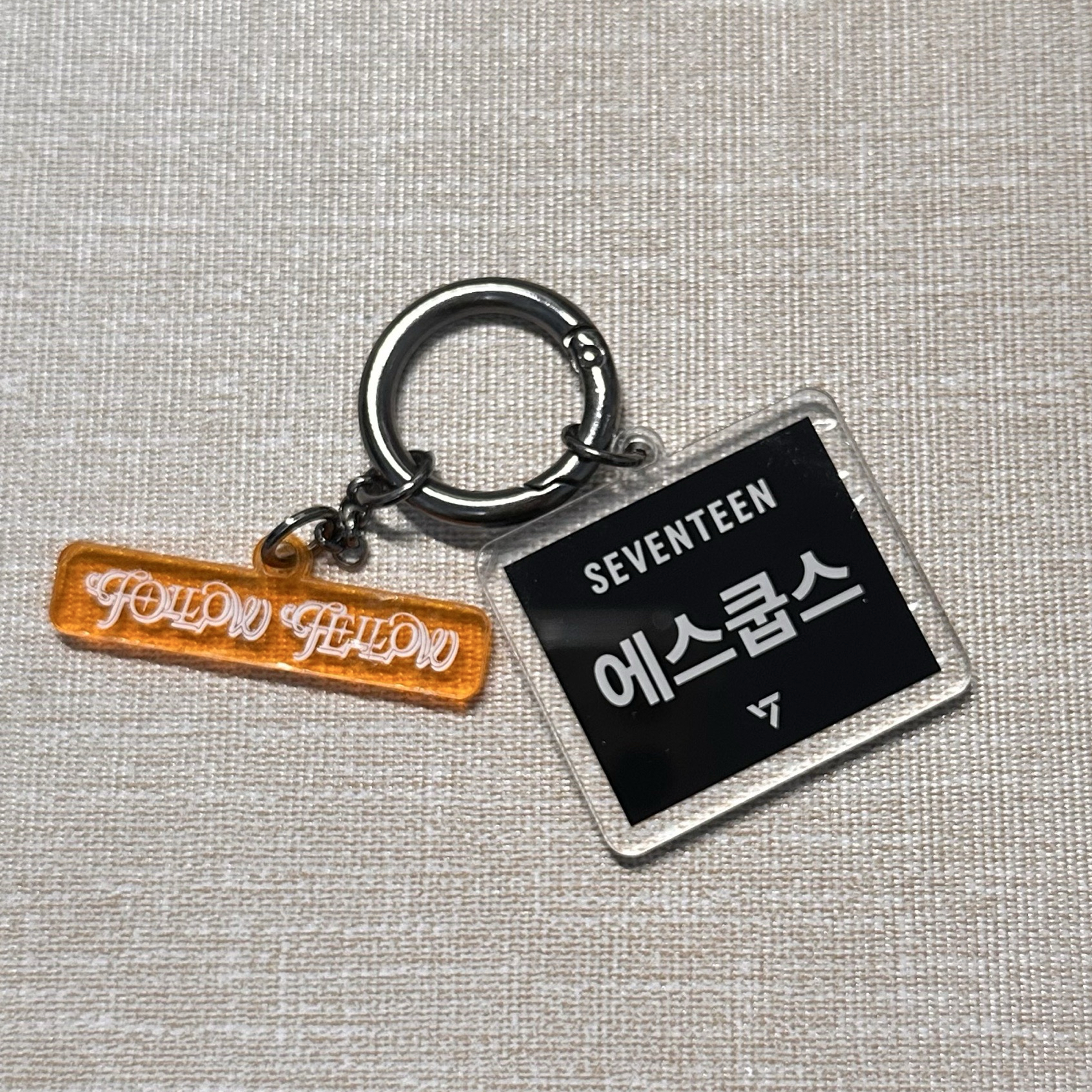 FOLLOW FELLOW 名牌鑰匙圈 崔勝哲