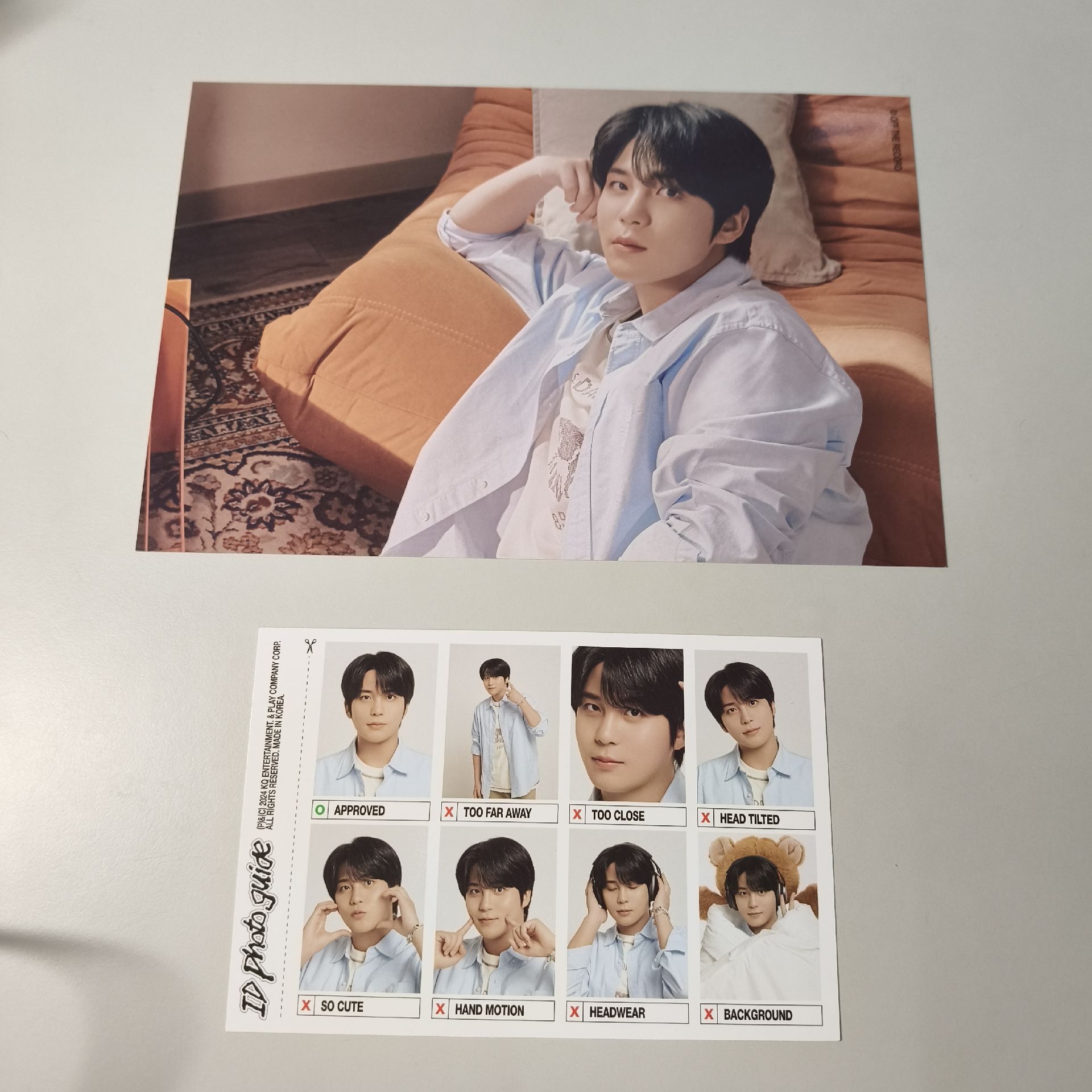 2025年曆 明信片+證件照 鍾