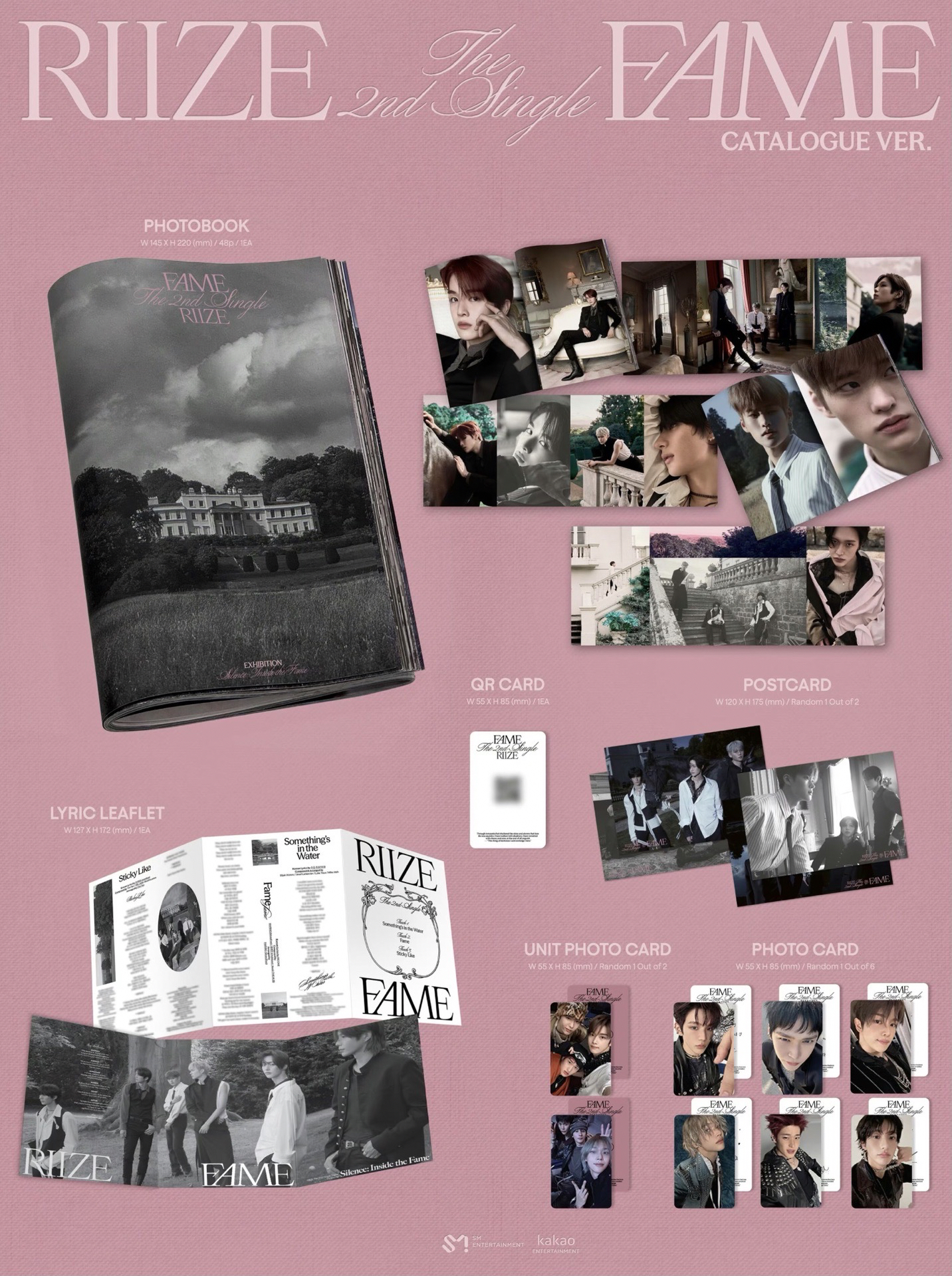 RIIZE FAME 電子專 Catalogue版 元彬全專