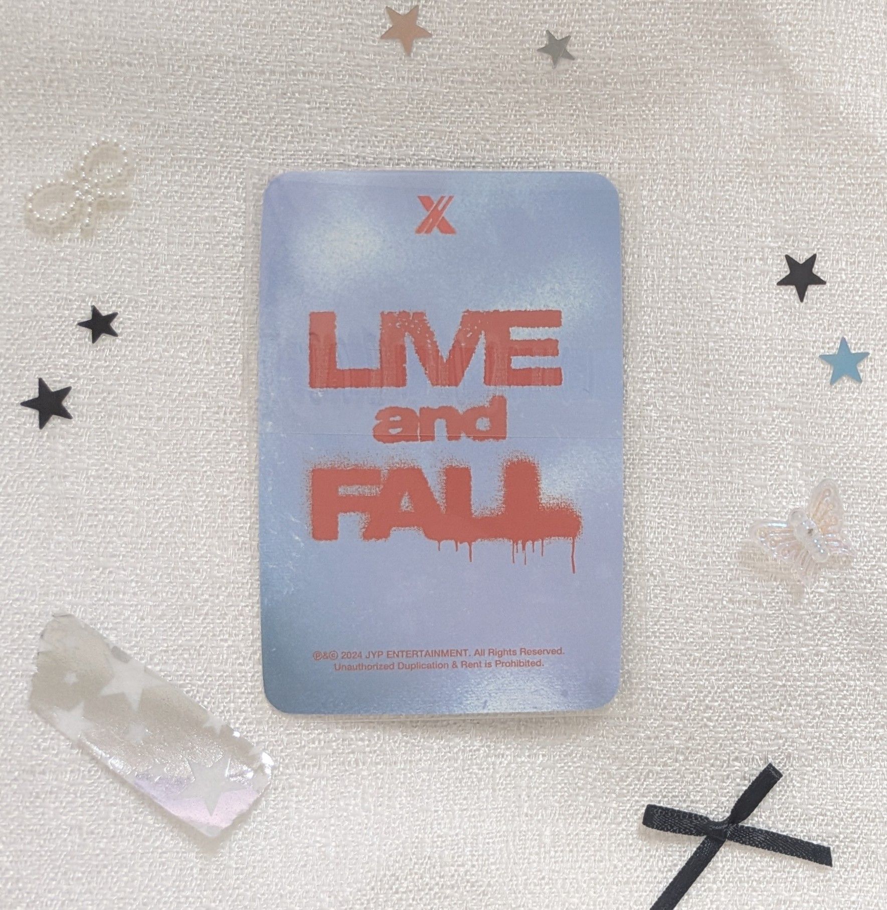 ⚫ LIVE and FALL sw特典卡 酥