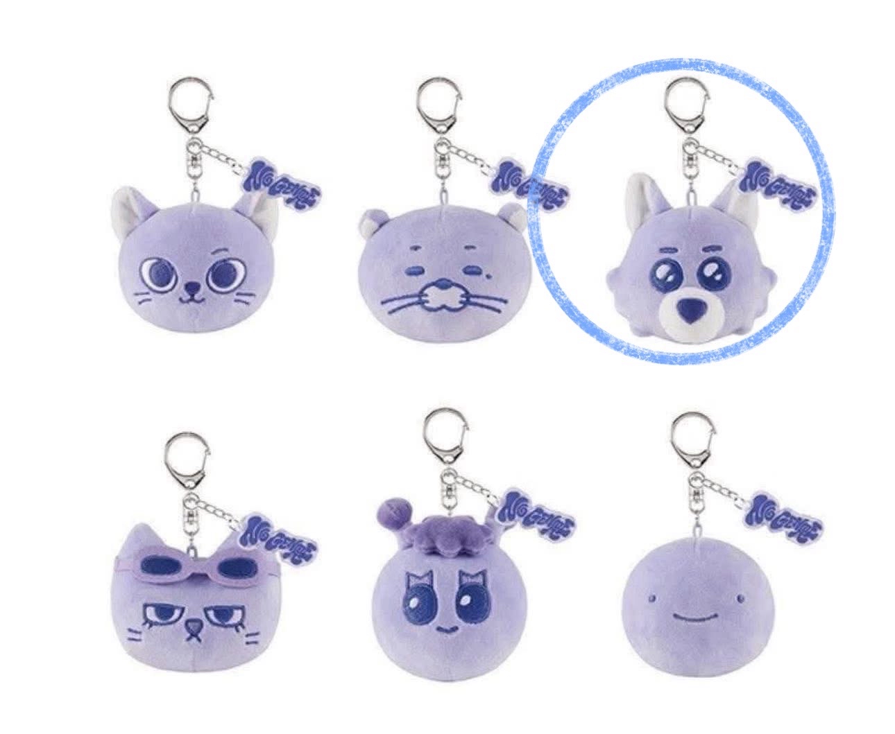 NO GENRE快閃店 明明吊飾鑰匙圈