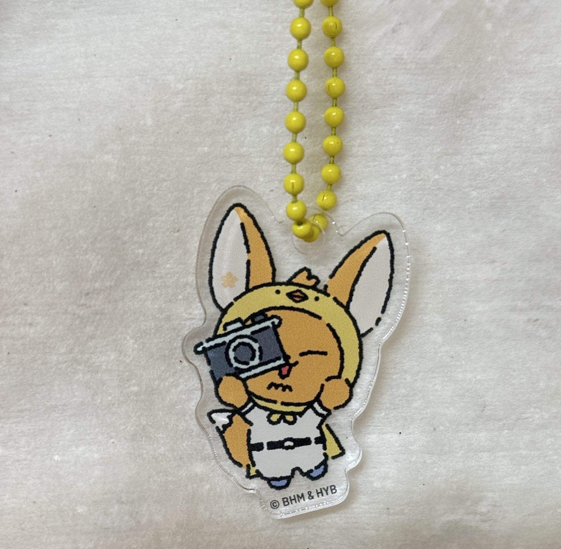 PPULBATU夏日快閃 吊飾 黃春