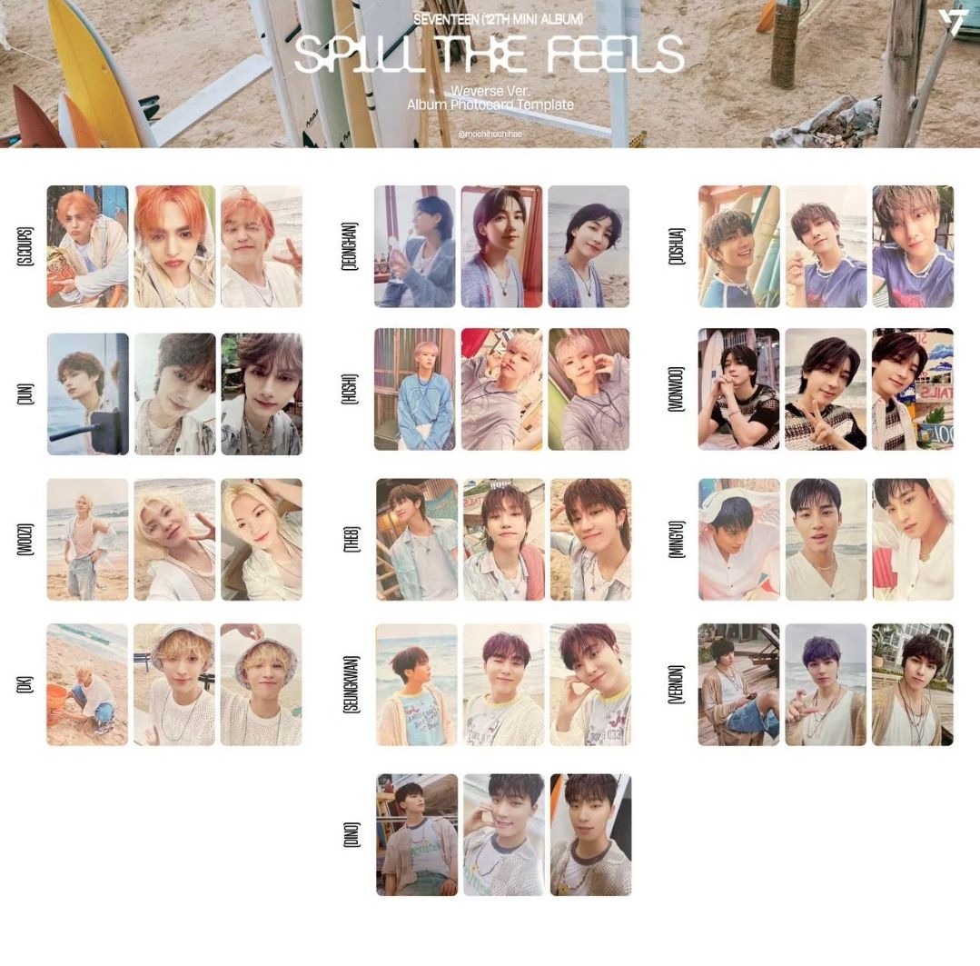 seventeen mini12電子專 可當綁卡💙