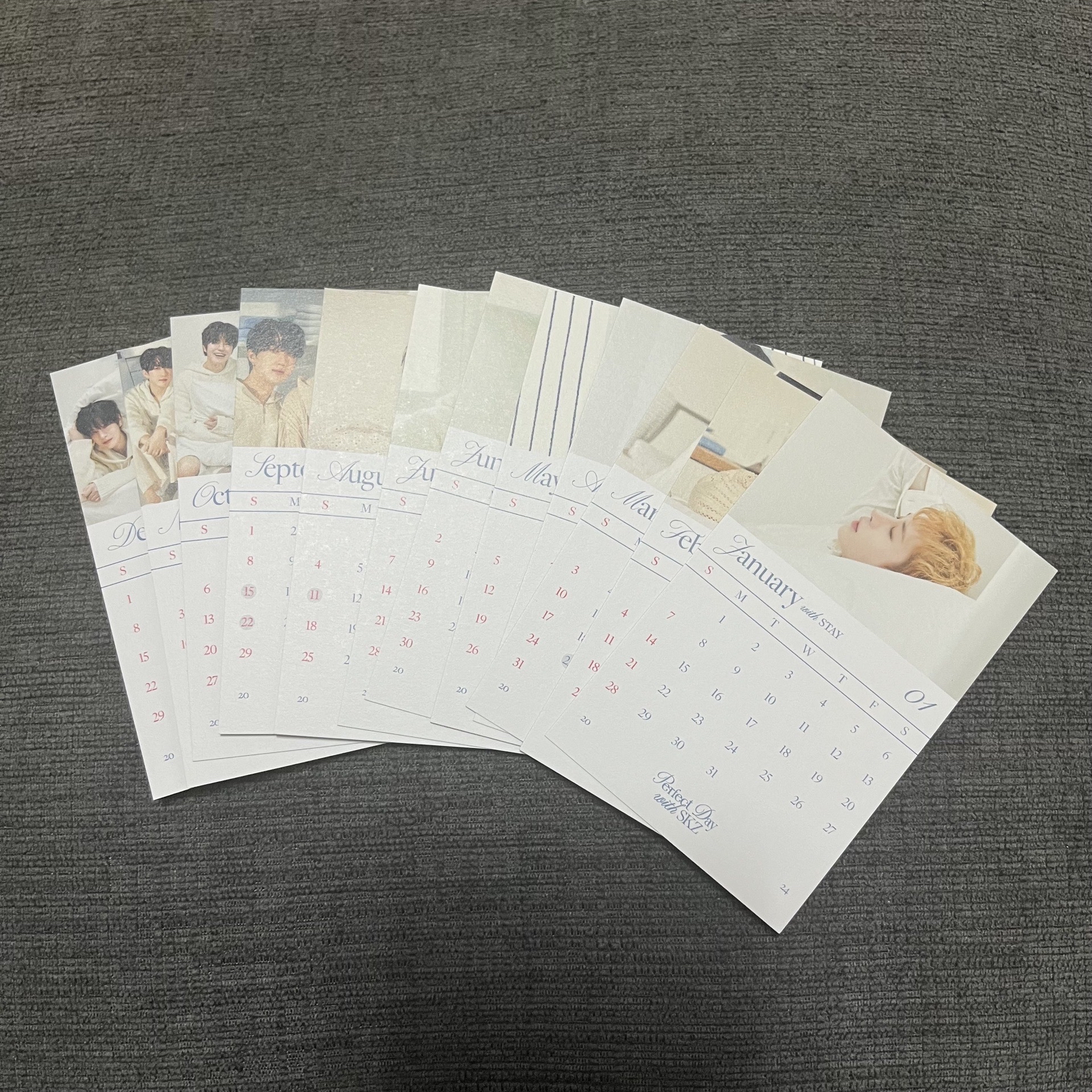 年曆卡12個月整組