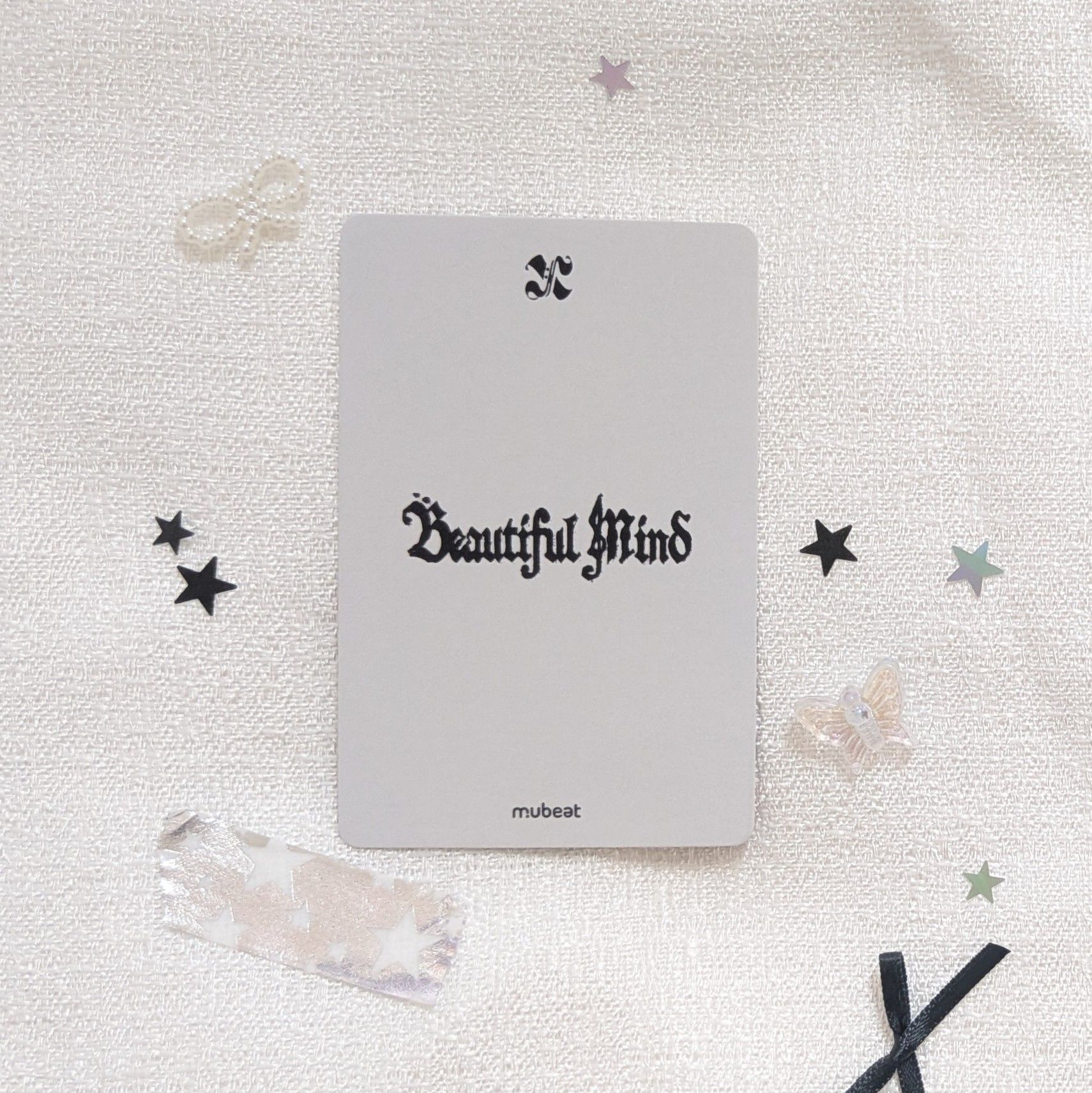 ⚫ Beautiful Mind mb線下簽售卡 竊笑小狗演