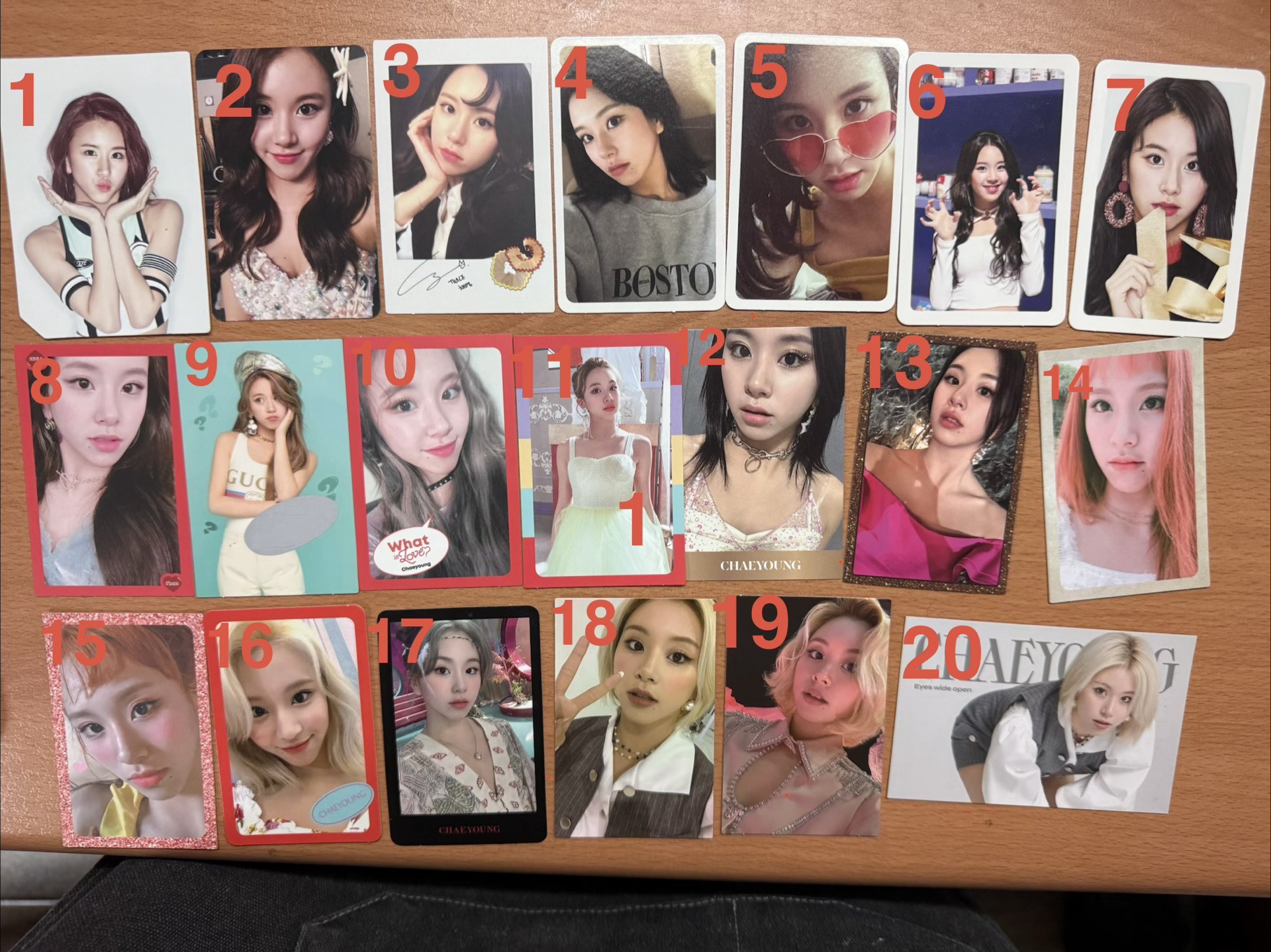 TWICE 彩瑛專卡區