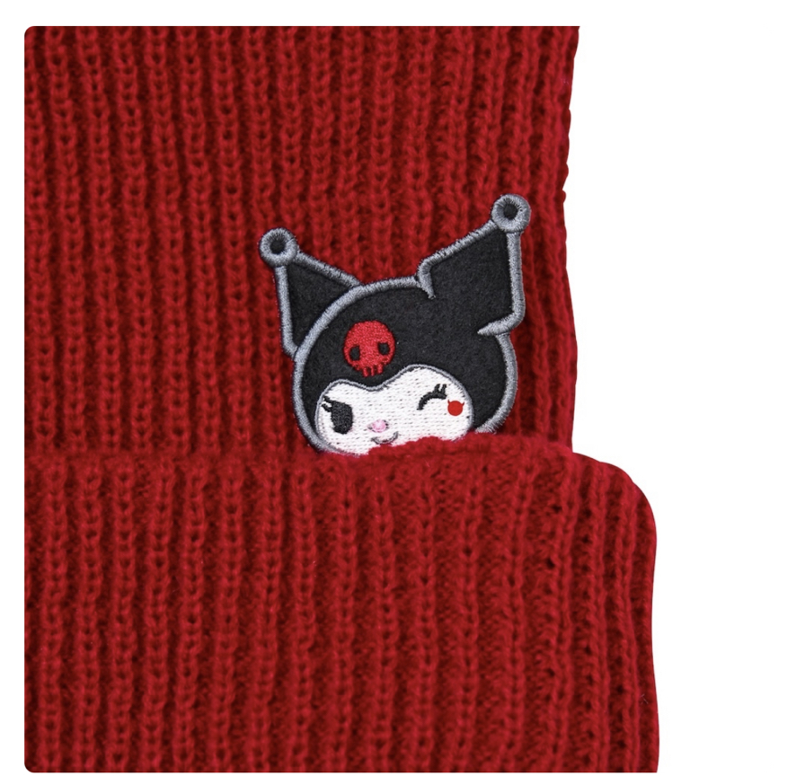 BABYMONSTER X Kuromi 酷洛米 帽子 針織帽 貓耳帽