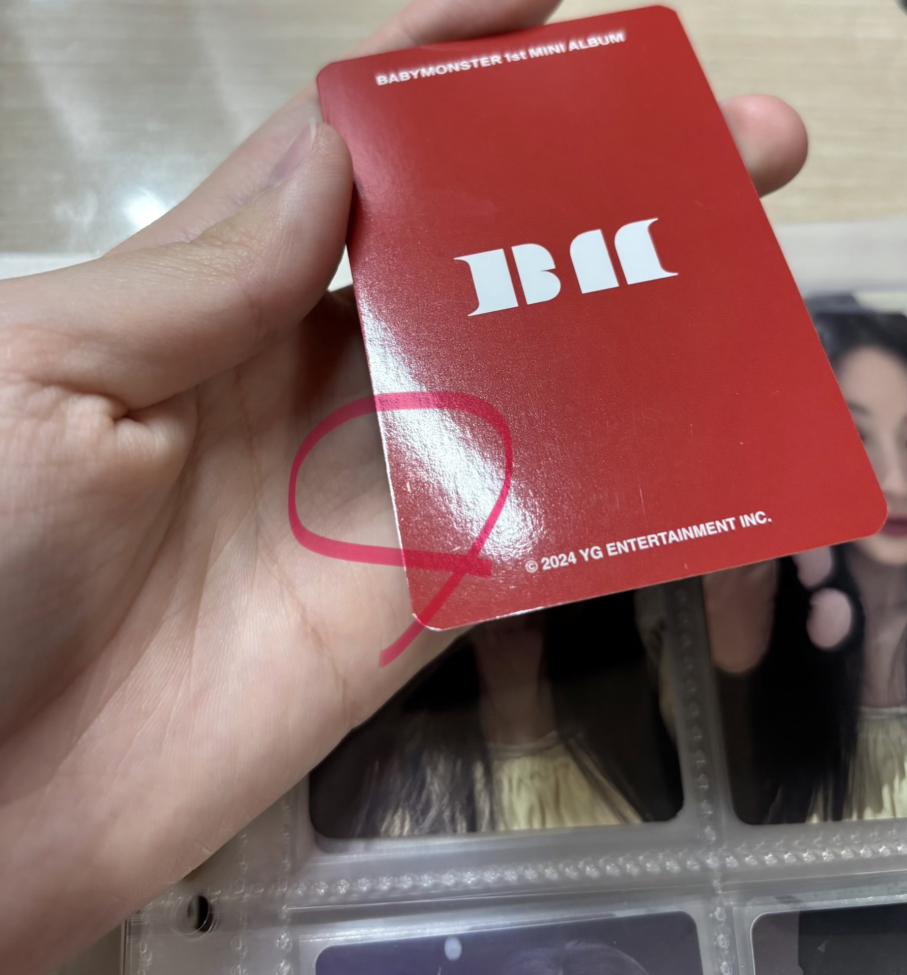 babymonster Asa 小卡