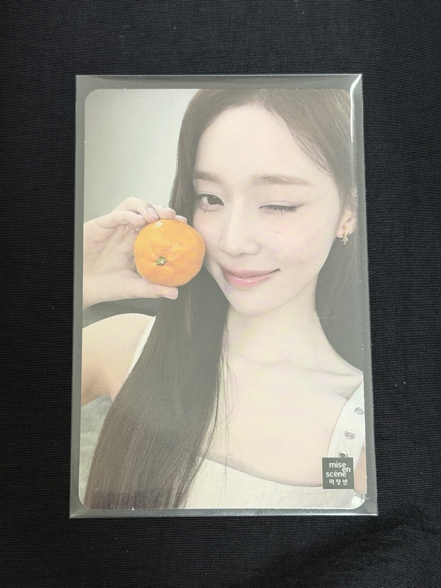 AESPA WINTER 媚尚萱髮油代言小卡