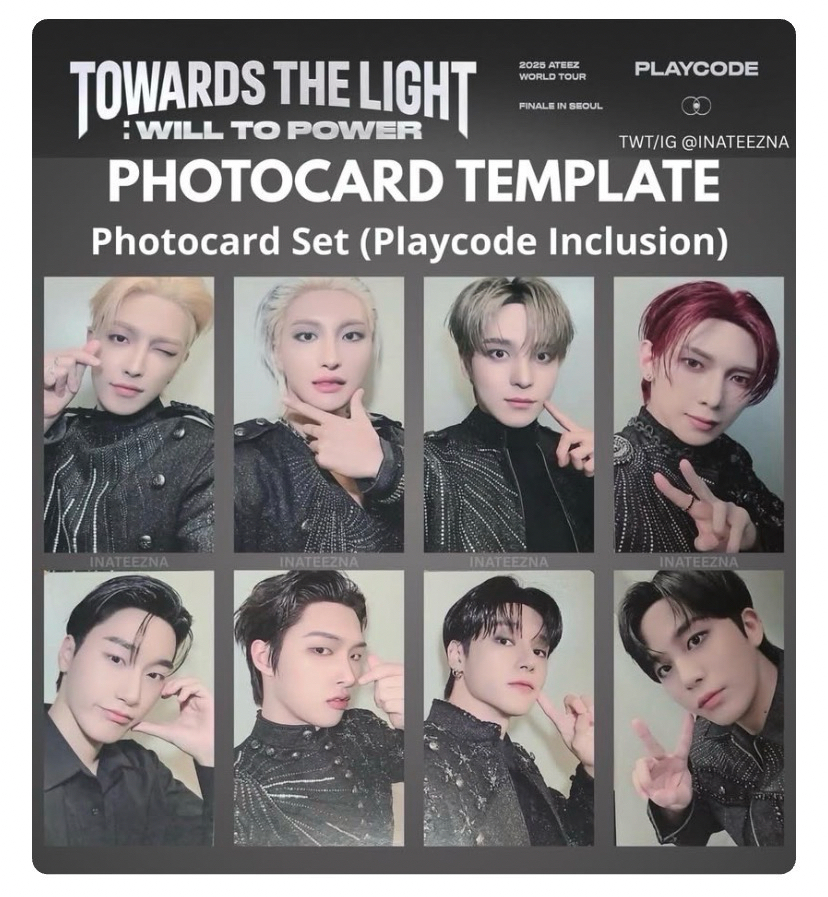 TTL 首爾安可場PLAY CODE 固配小卡無榮 / 拍立得無傘潤