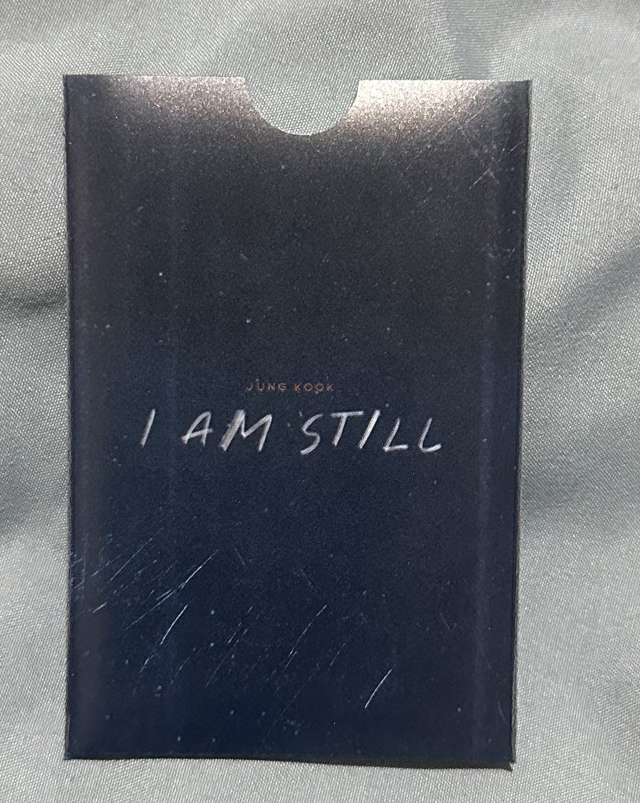 柾國 電影 I AM STILL 特典小卡 含卡套