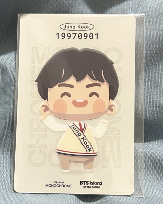 柾國 MNCR快閃店 限定隨機任務卡 小島