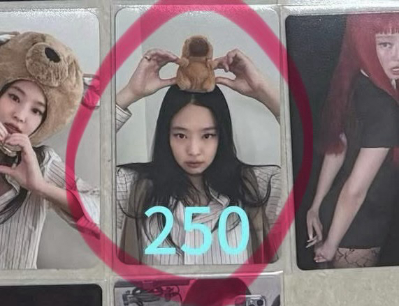 Blackpink jennie 卡皮巴拉 ms 幸運卡