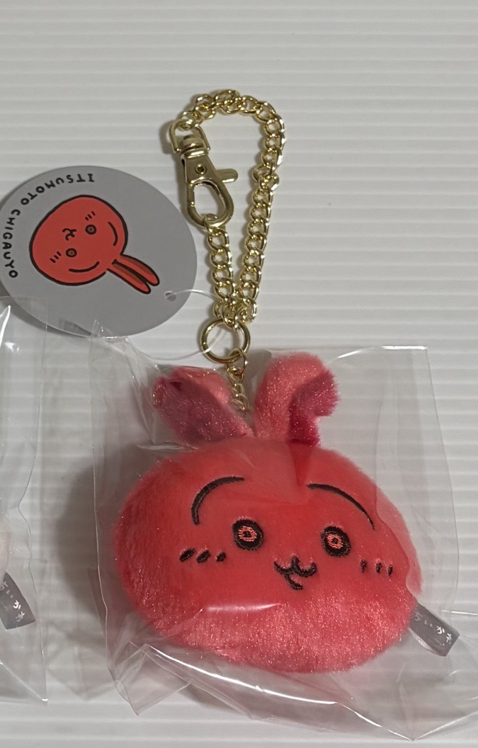 紅溫兔兔大頭吊飾