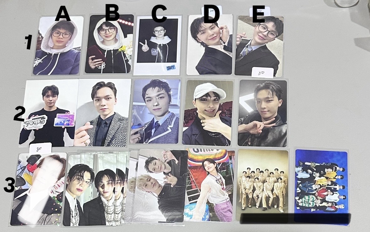 SEVENTEEN 小卡 🩵（綁物區）