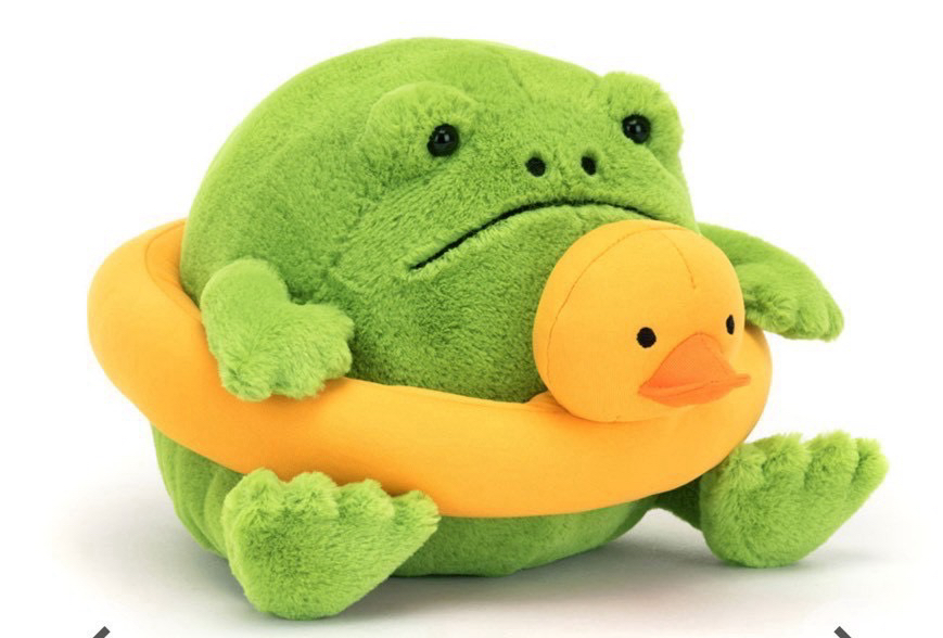 絕版泳圈蛙 價格可議