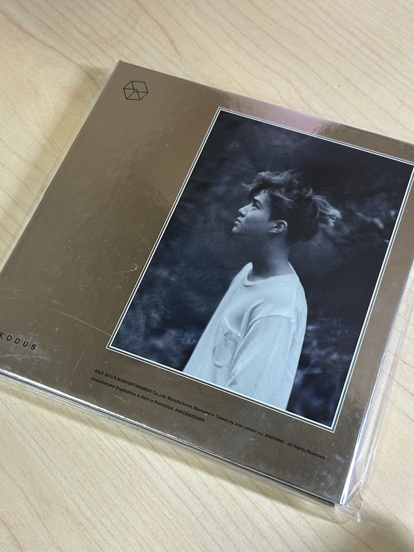 Suho exodus 銀版+台韓壓小卡