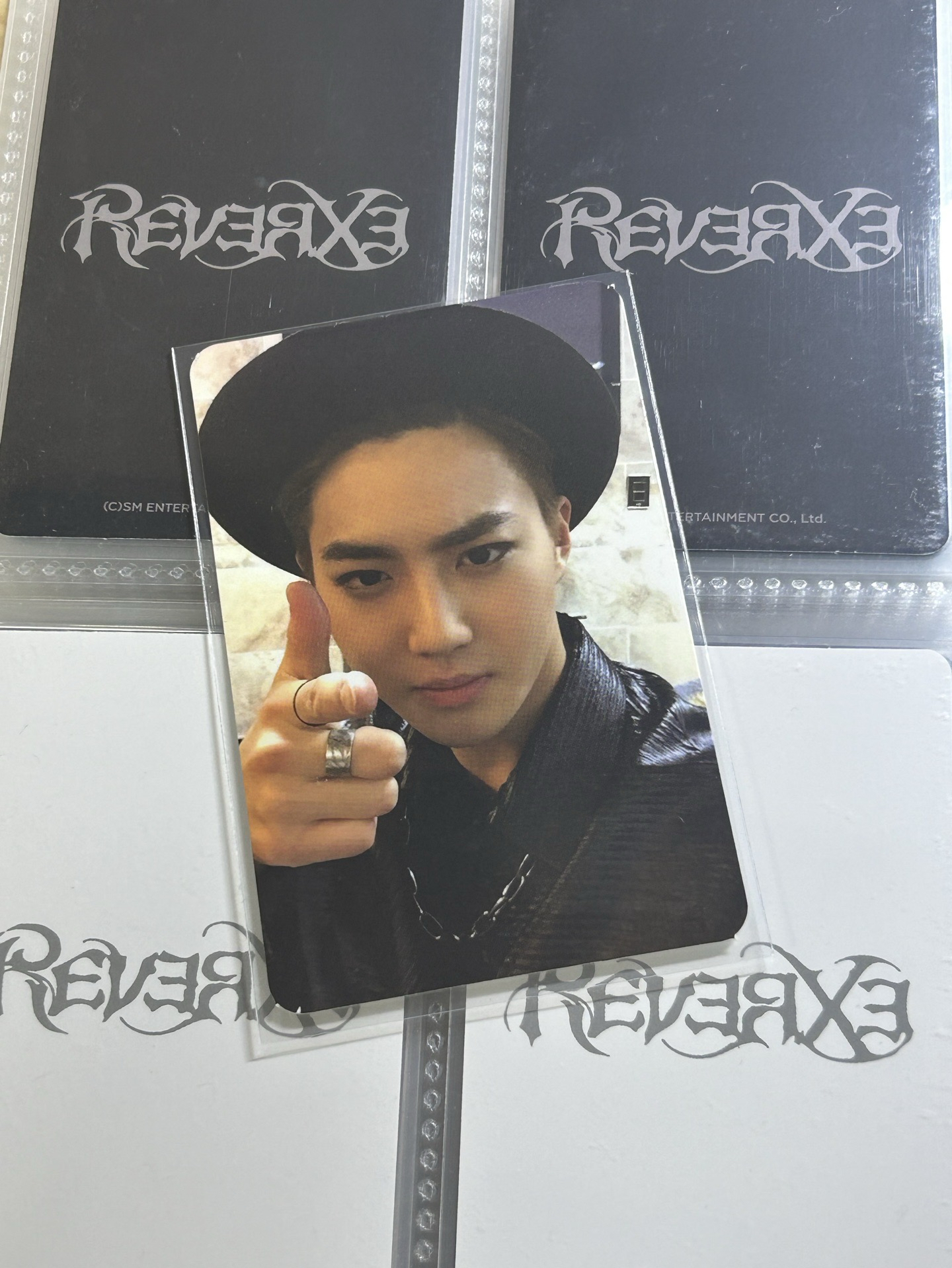 Suho exodus 銀版+台韓壓小卡