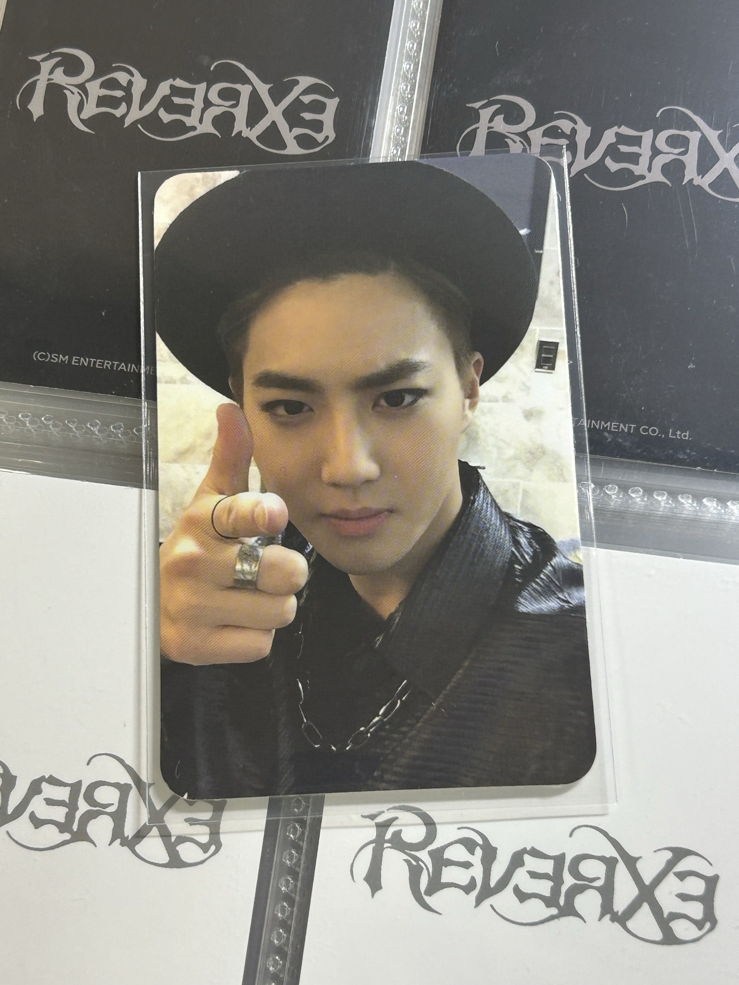 Suho exodus 銀版+台韓壓小卡