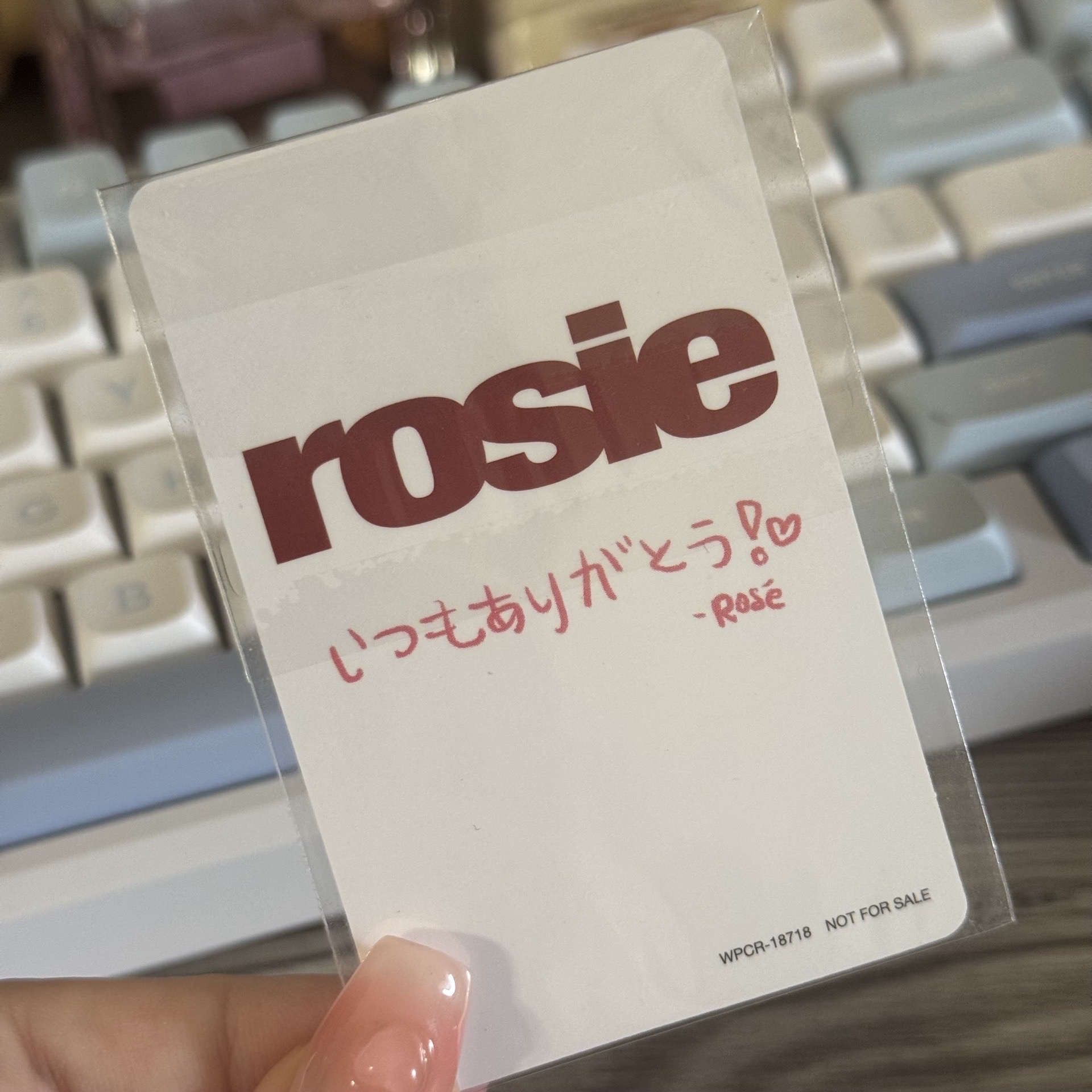 ☆現貨♪Rosé rosie 日區線下特典 未拆