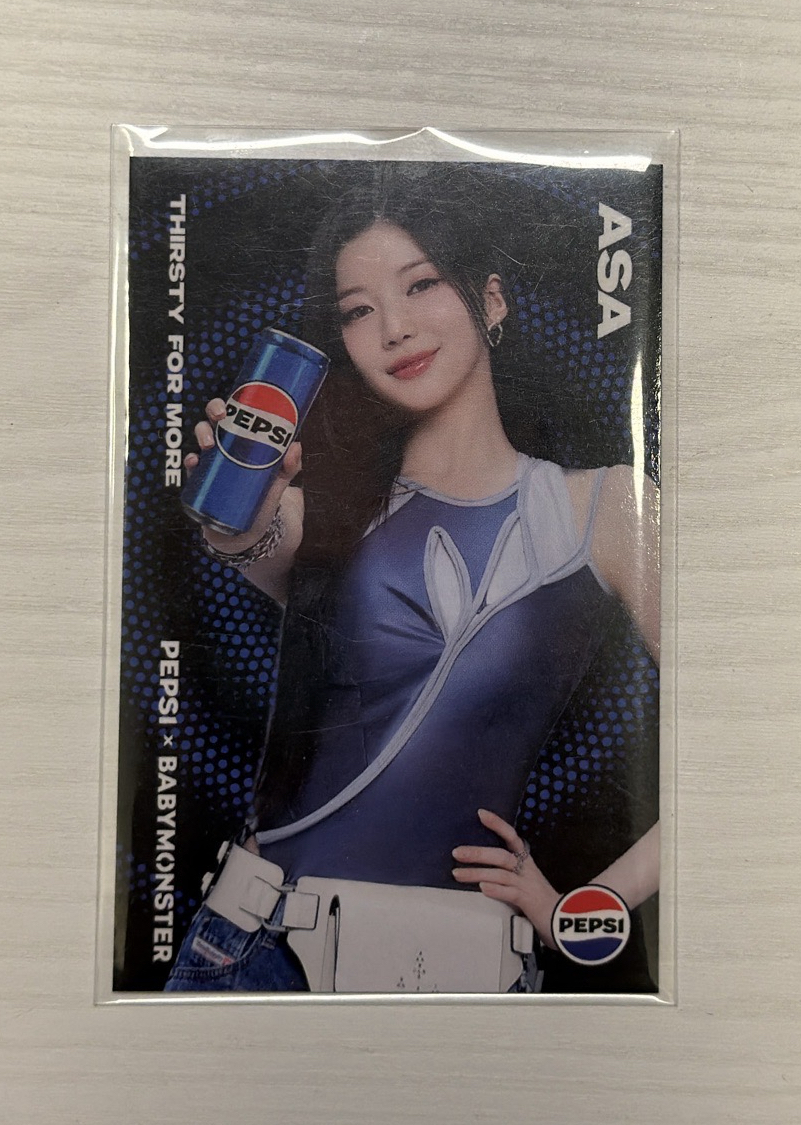 Asa 百事可樂代言卡角