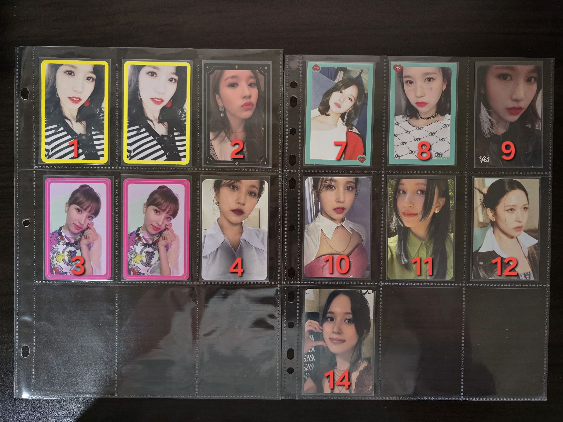 ⚠️僅部分當綁⚠️TWICE MINA 小卡